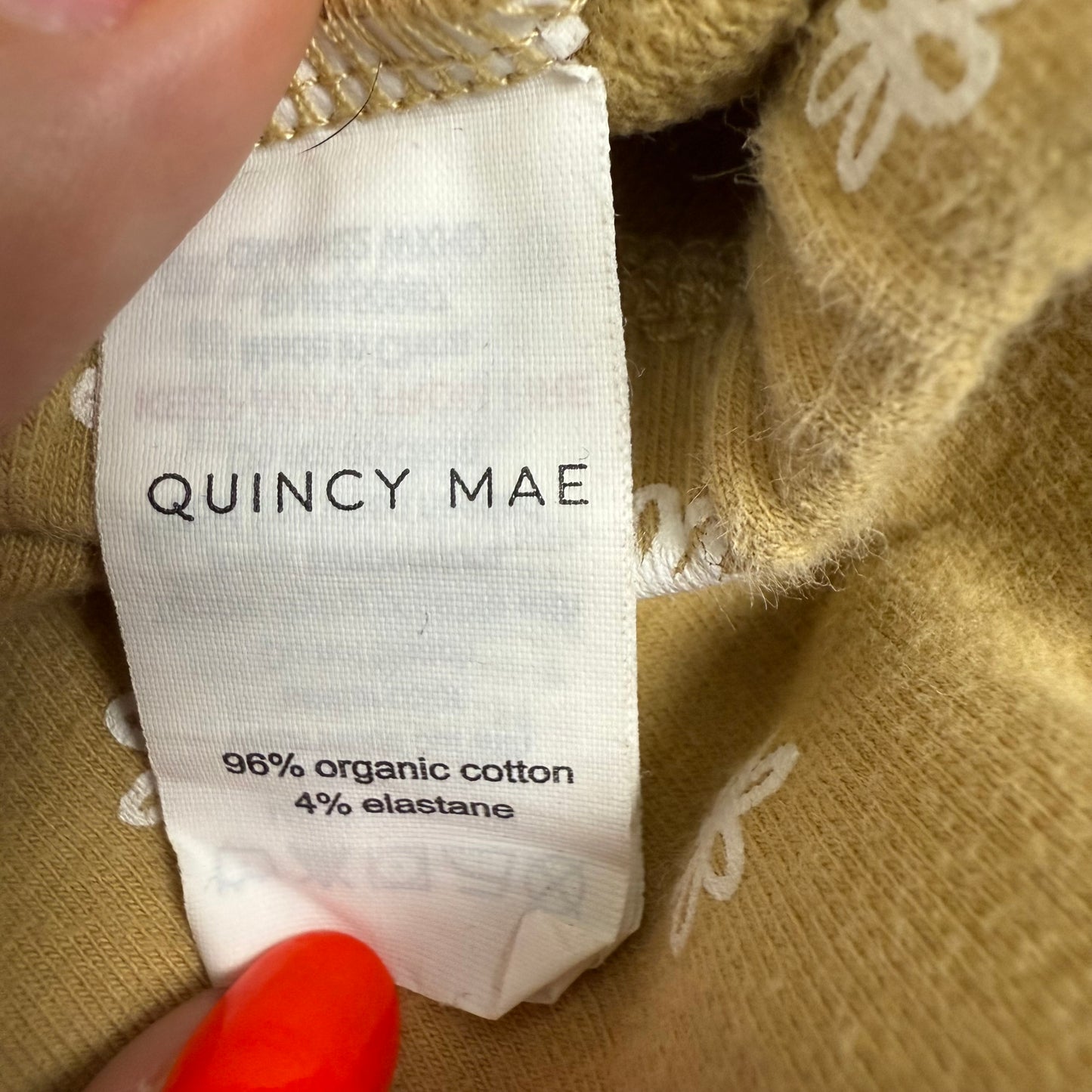 quincy mae ruffle fleece sweatsuit 12-18M