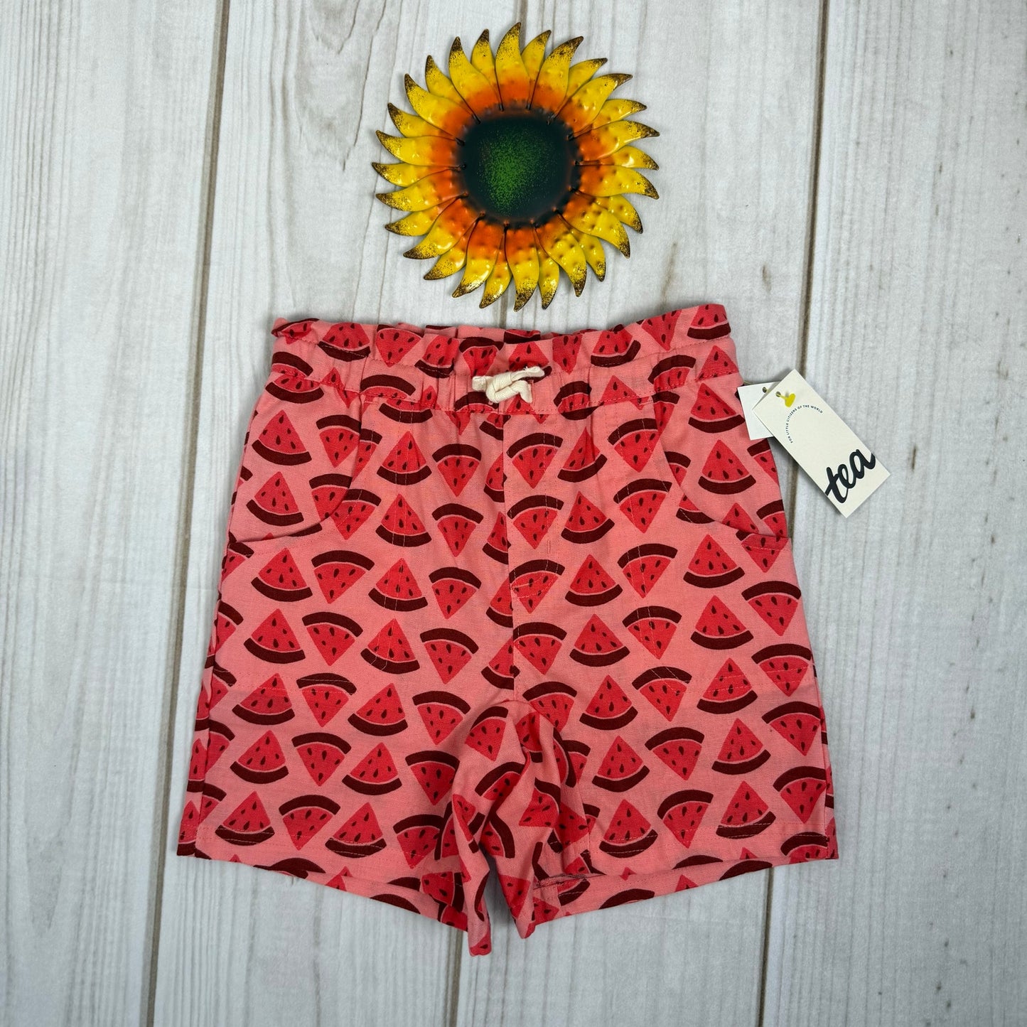 tea collection girls paperbag drawstring shorts 5