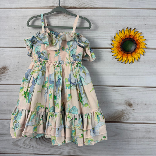 janie and jack tiered floral dress