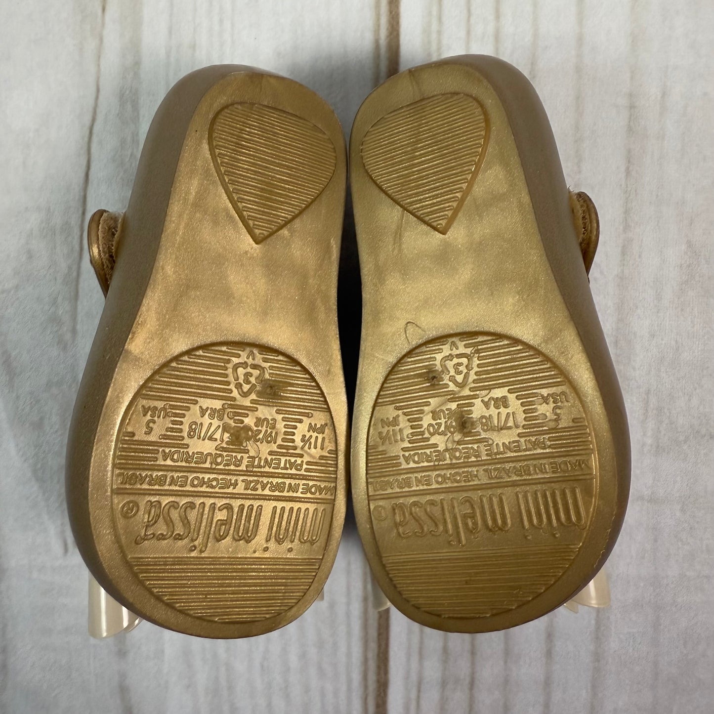 mini melissa ultragirl glitter gold 4C