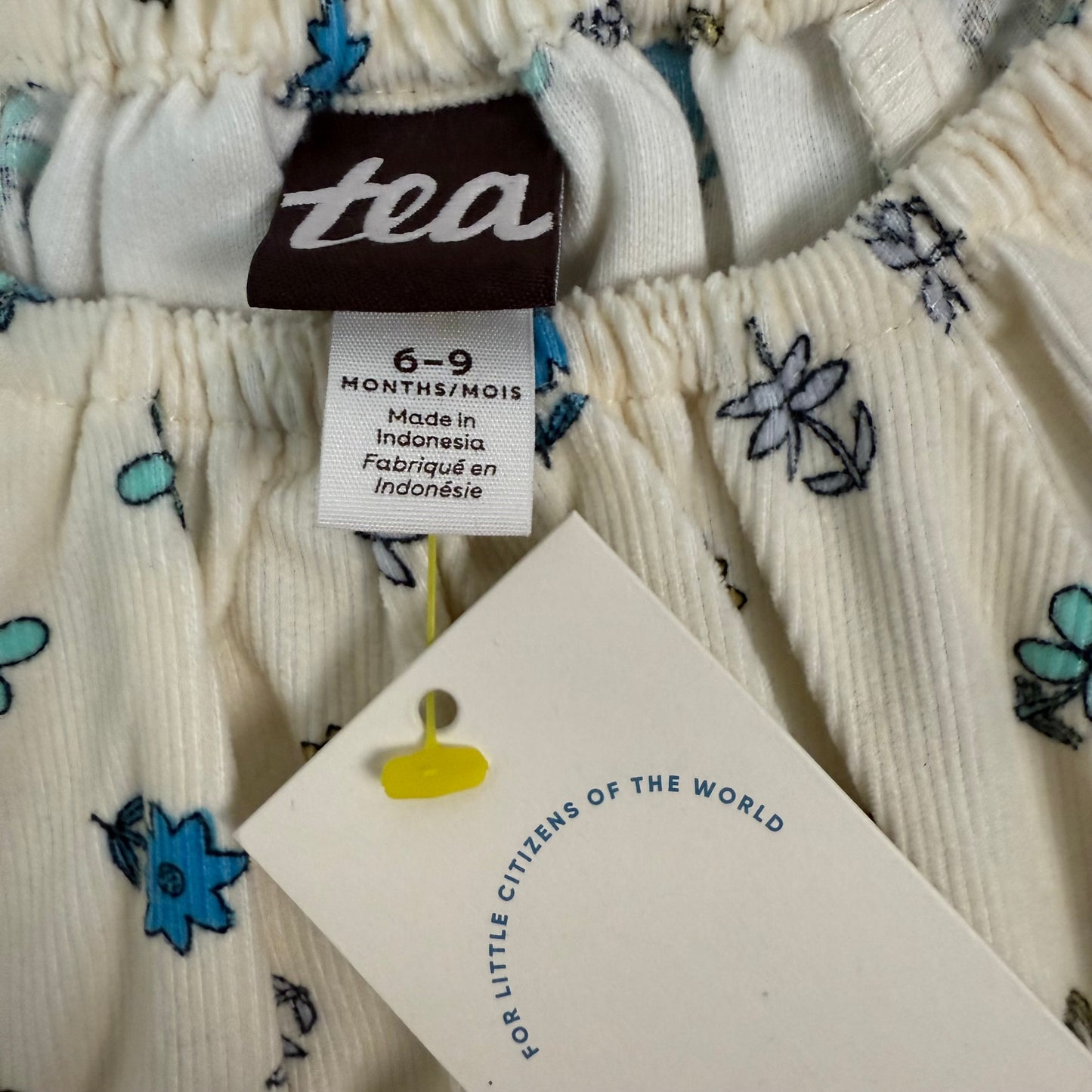tea collection corduroy dress set 6-9 months