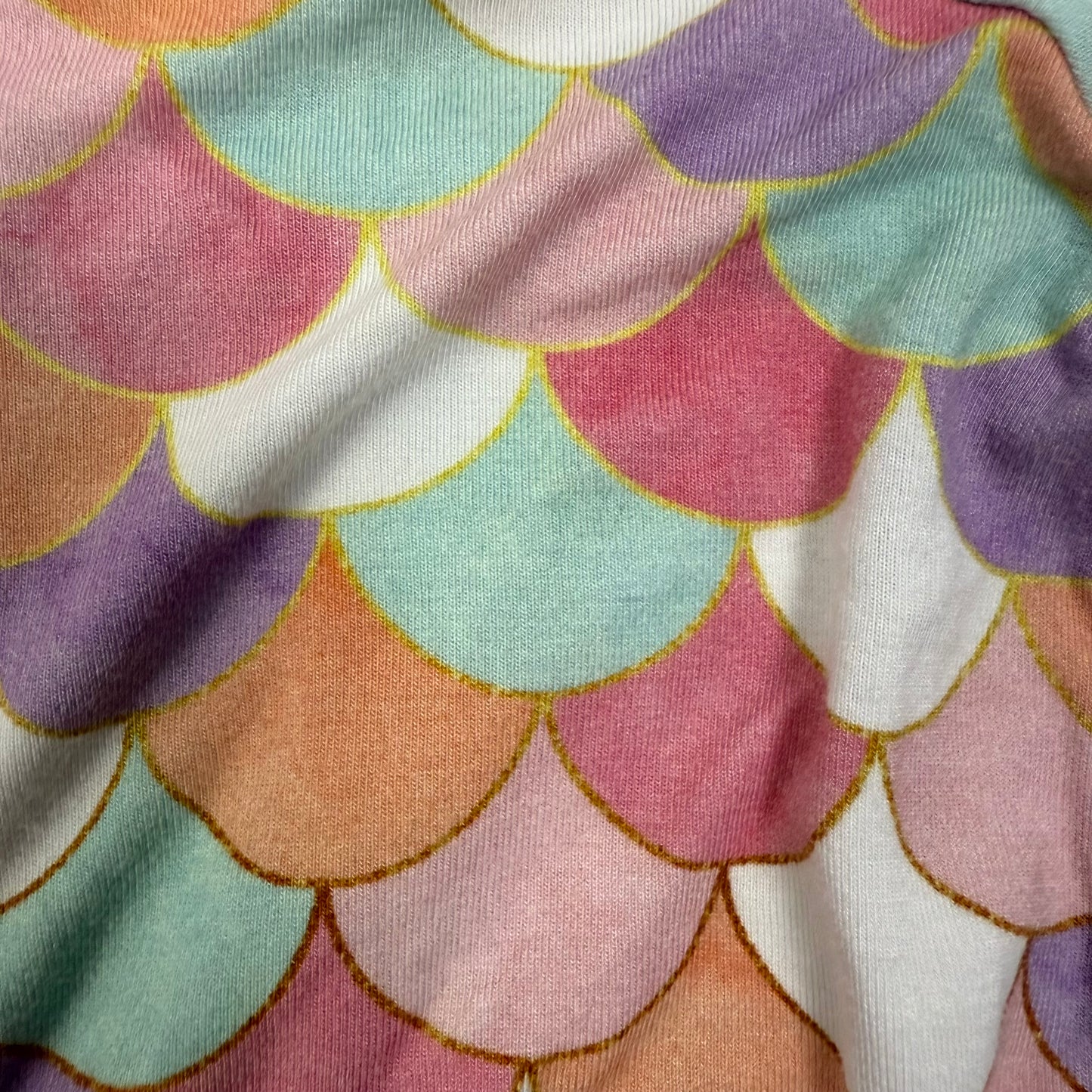 little sleepies mermaid scales convertible zippy 18-24M