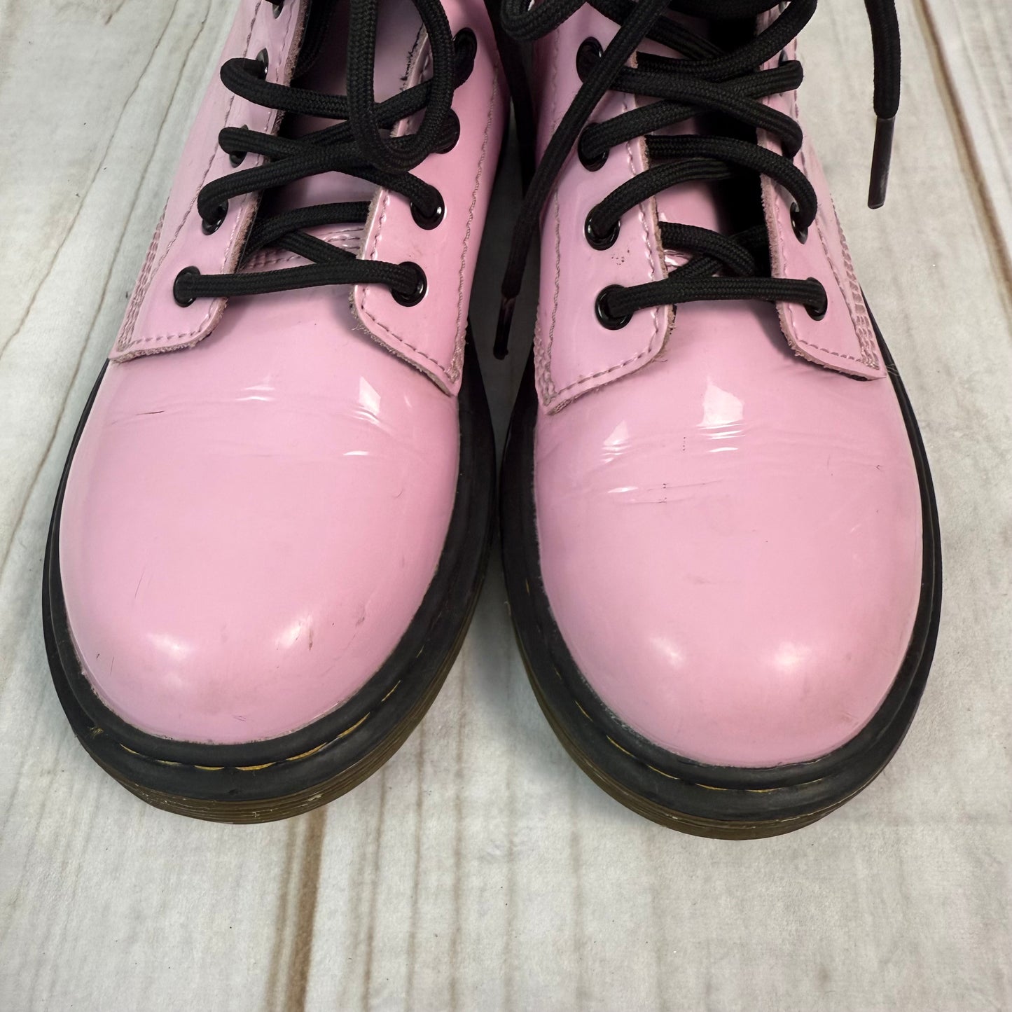 dr. martens junior 1460 patent boots 1Y