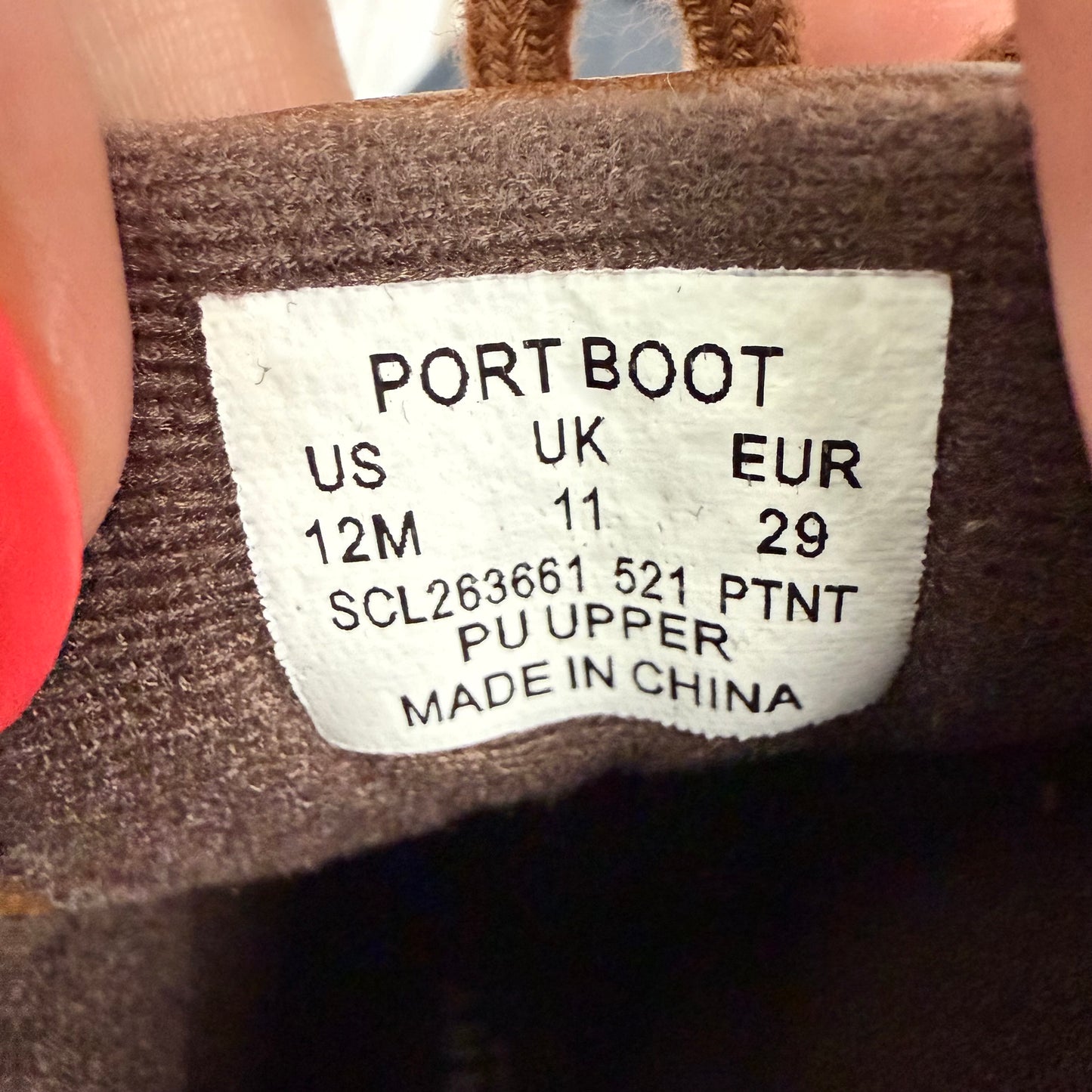 sperry duck boots 12C