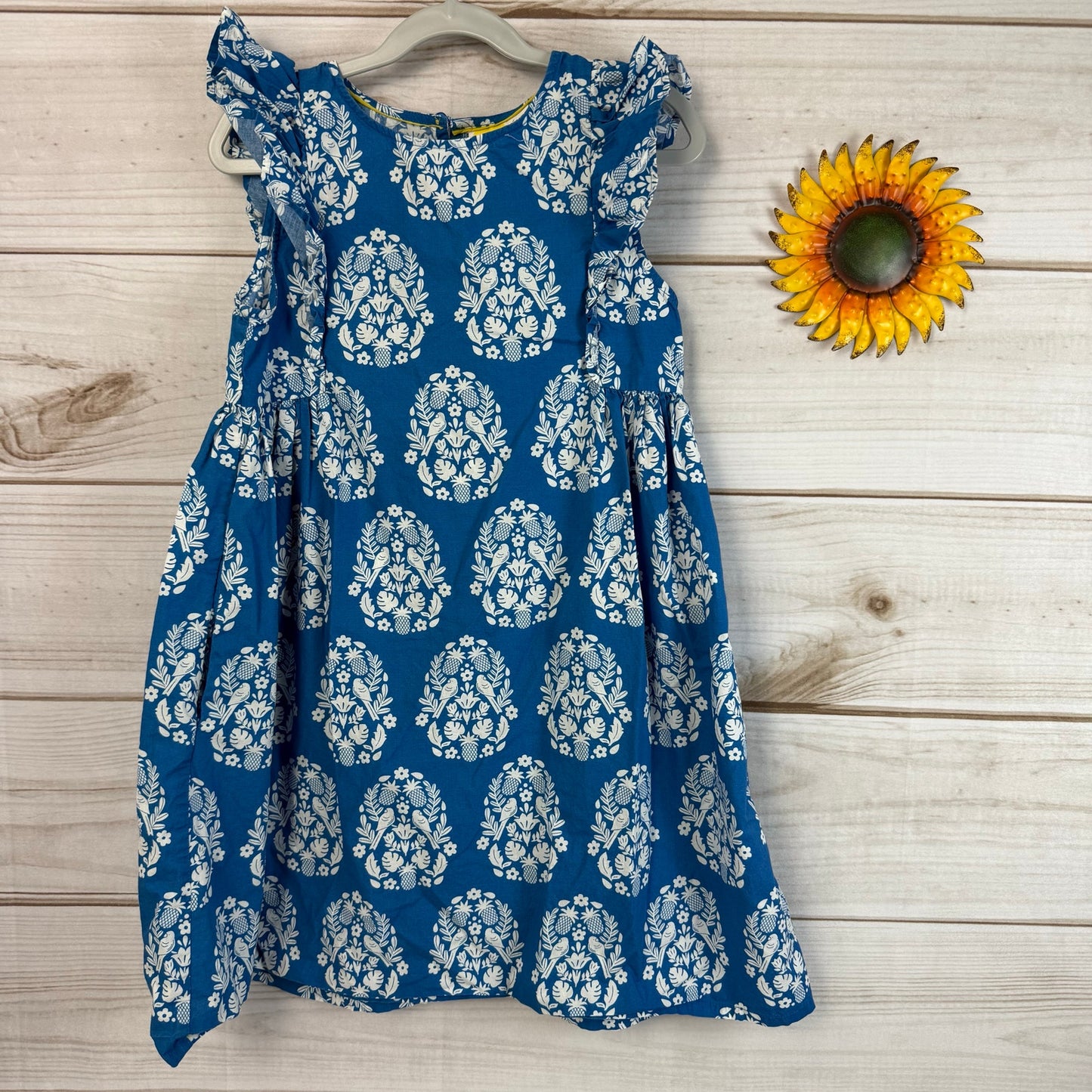 mini boden girls floral dress 9/10Y