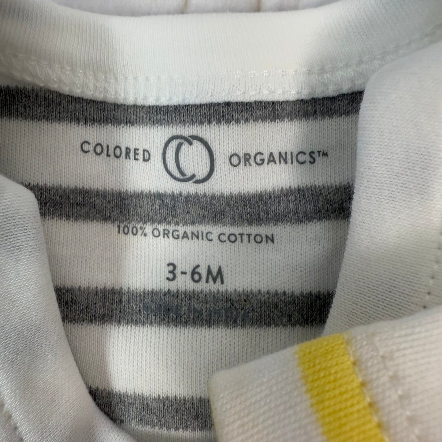 colored organics short sleeve bodysuits 3-6M