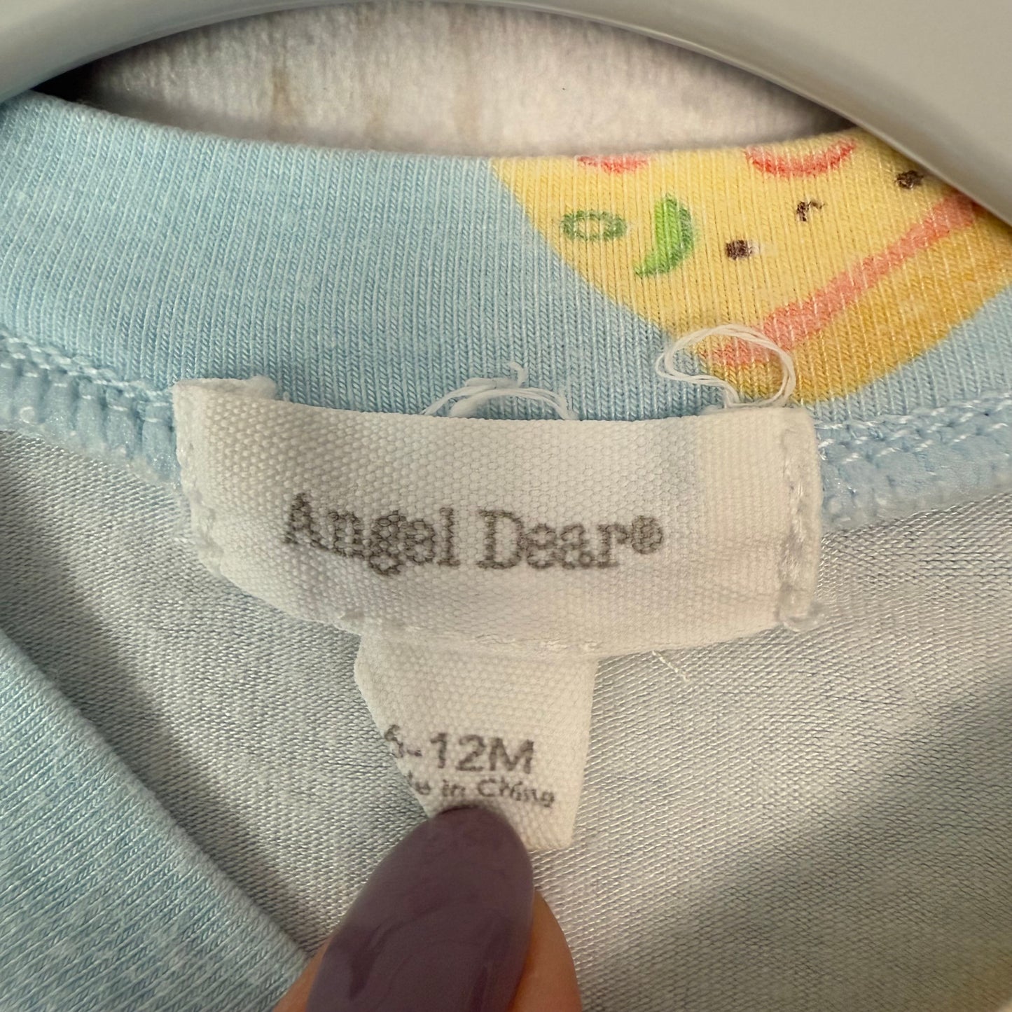 angel dear pizza romper 6-12M