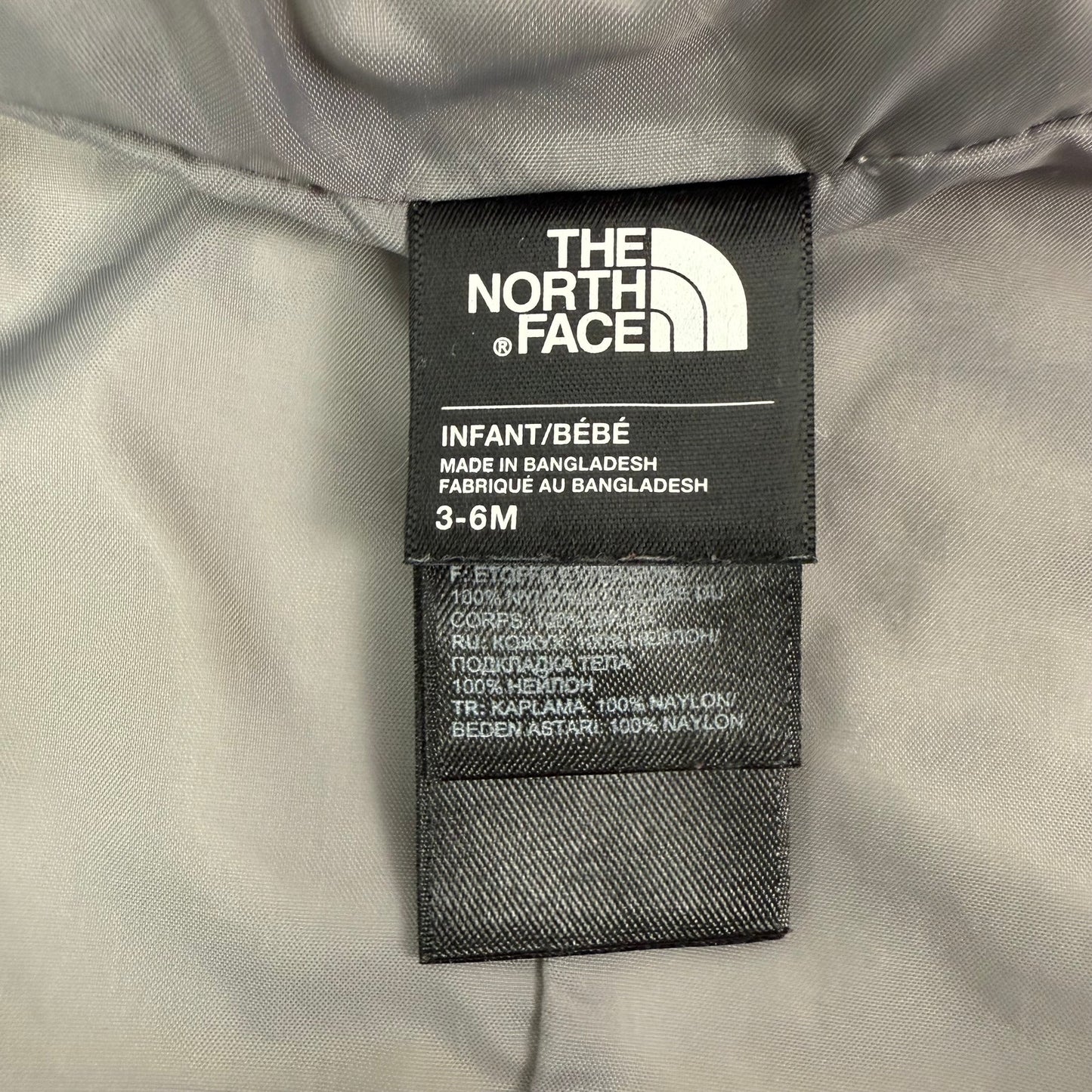 the north face baby tailout rainsuit 3-6M