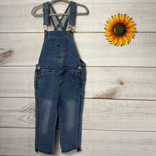 hudson girls denim overalls 3T