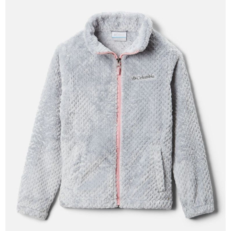 columbia girls fire side sherpa jacket 4/5