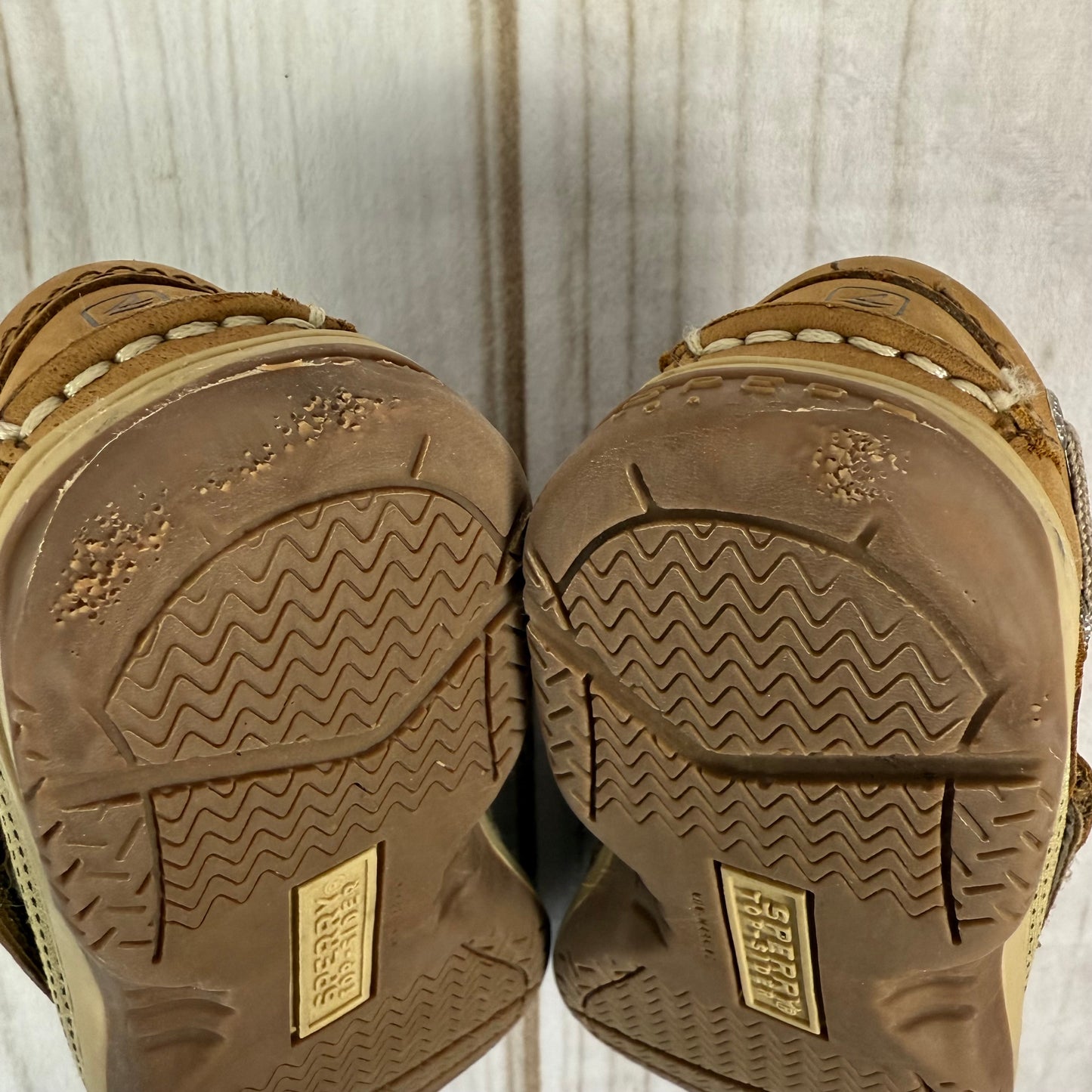 sperry bowfish lanyard boat shoes 10C