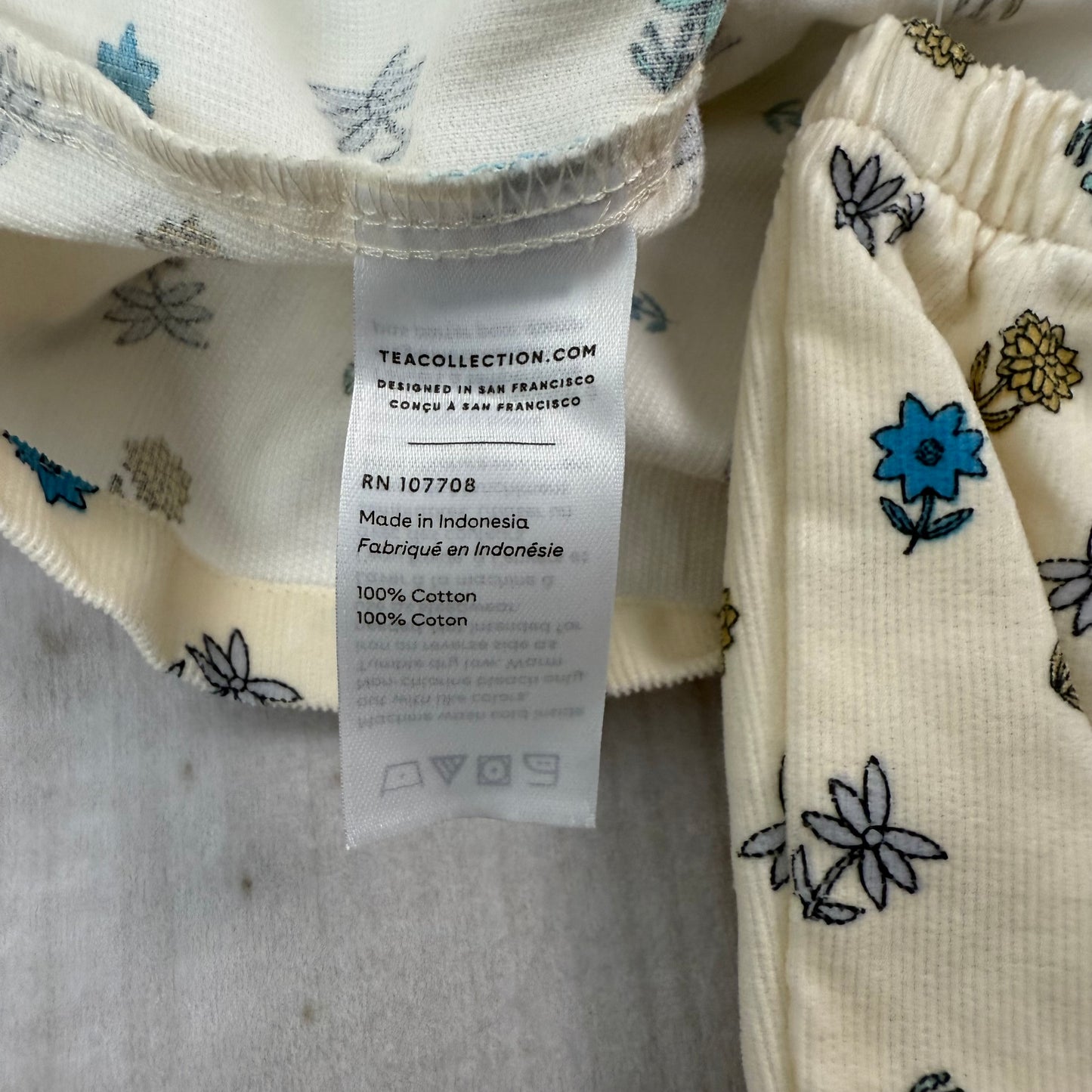 tea collection corduroy dress set 6-9 months