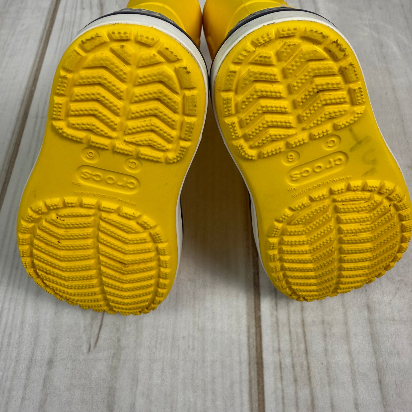crocs crocband rain boots 6C