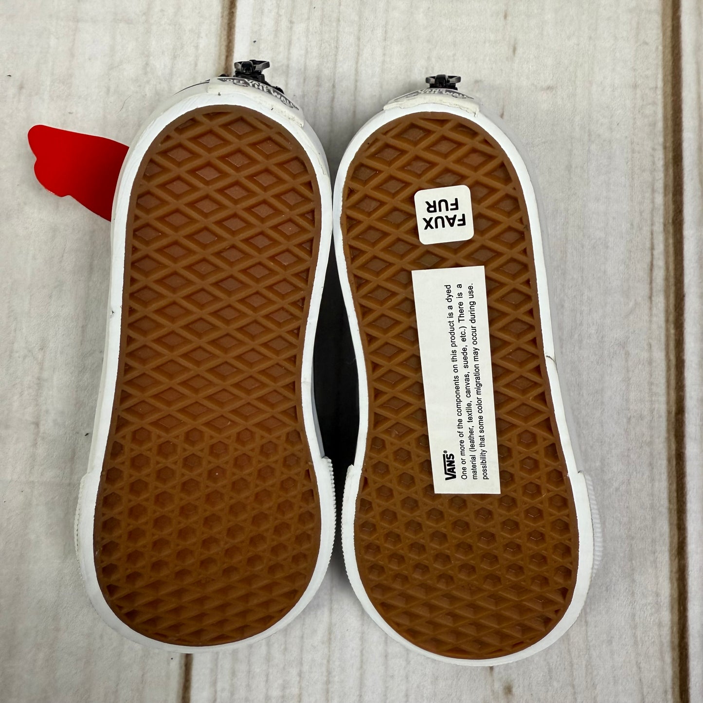 vans hi-zip leopard 7.5C