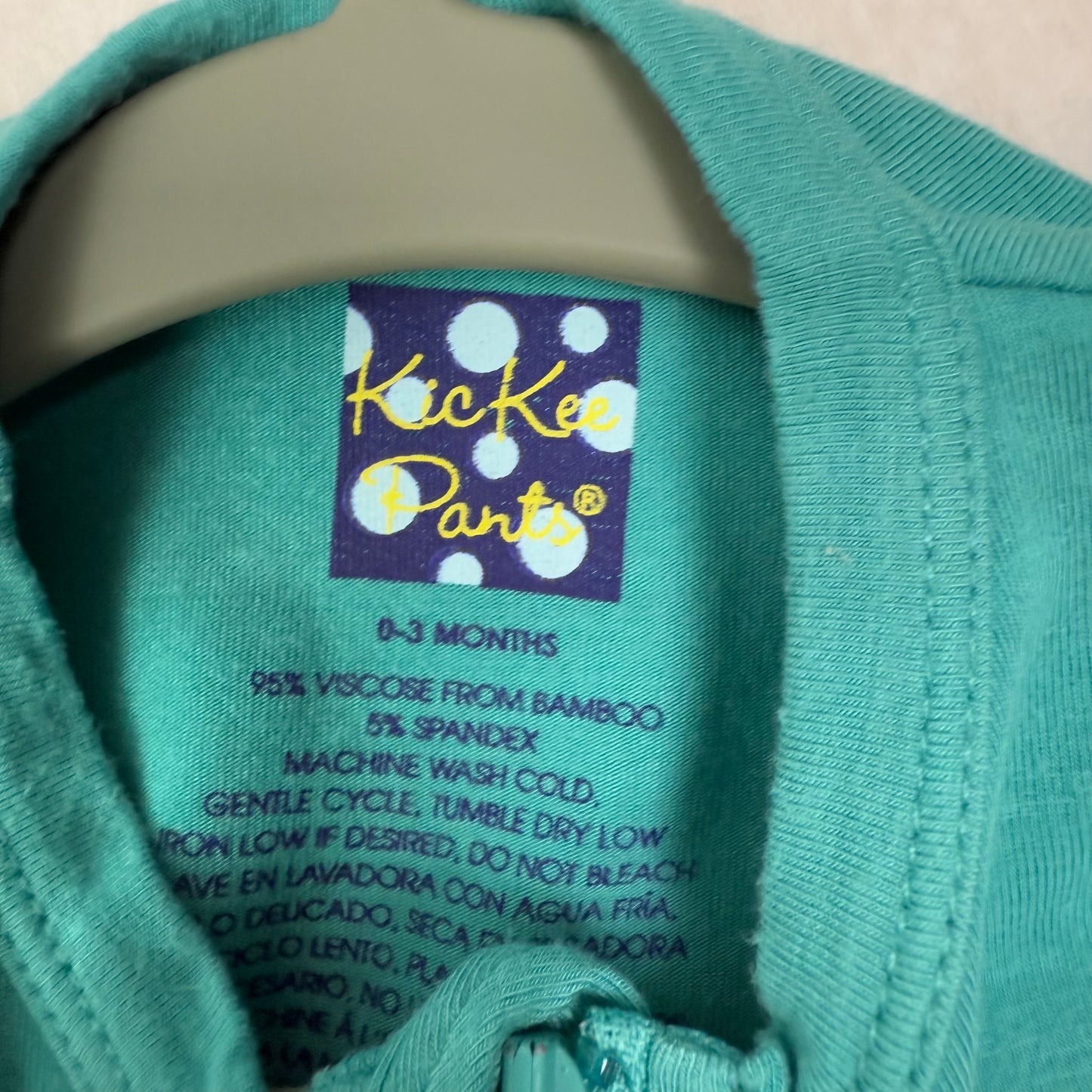 kickee pants zip sleeper 0-3M