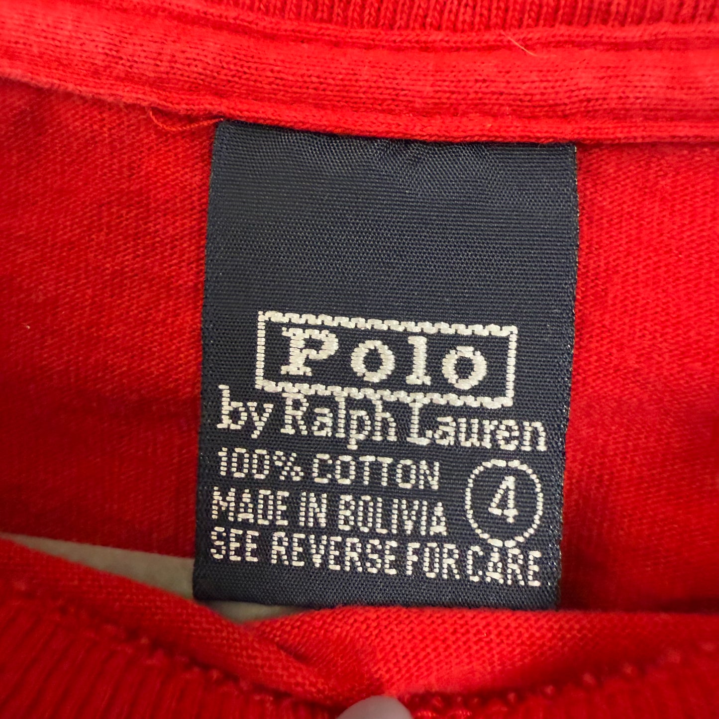 polo ralph lauren short sleeve tee 4T