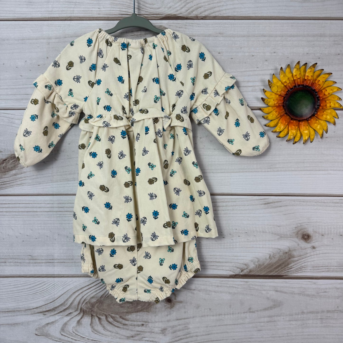 tea collection corduroy dress set 6-9 months