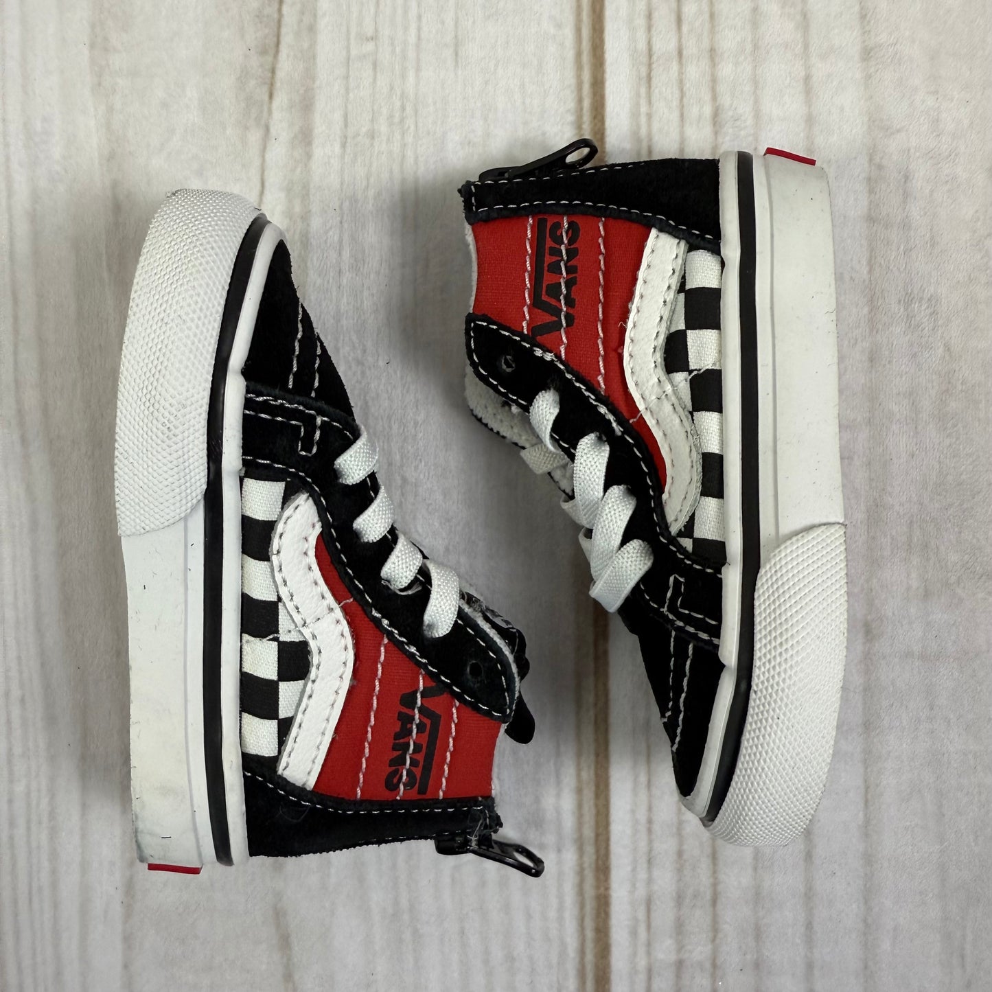 vans toddler sk8-hi zip 4C