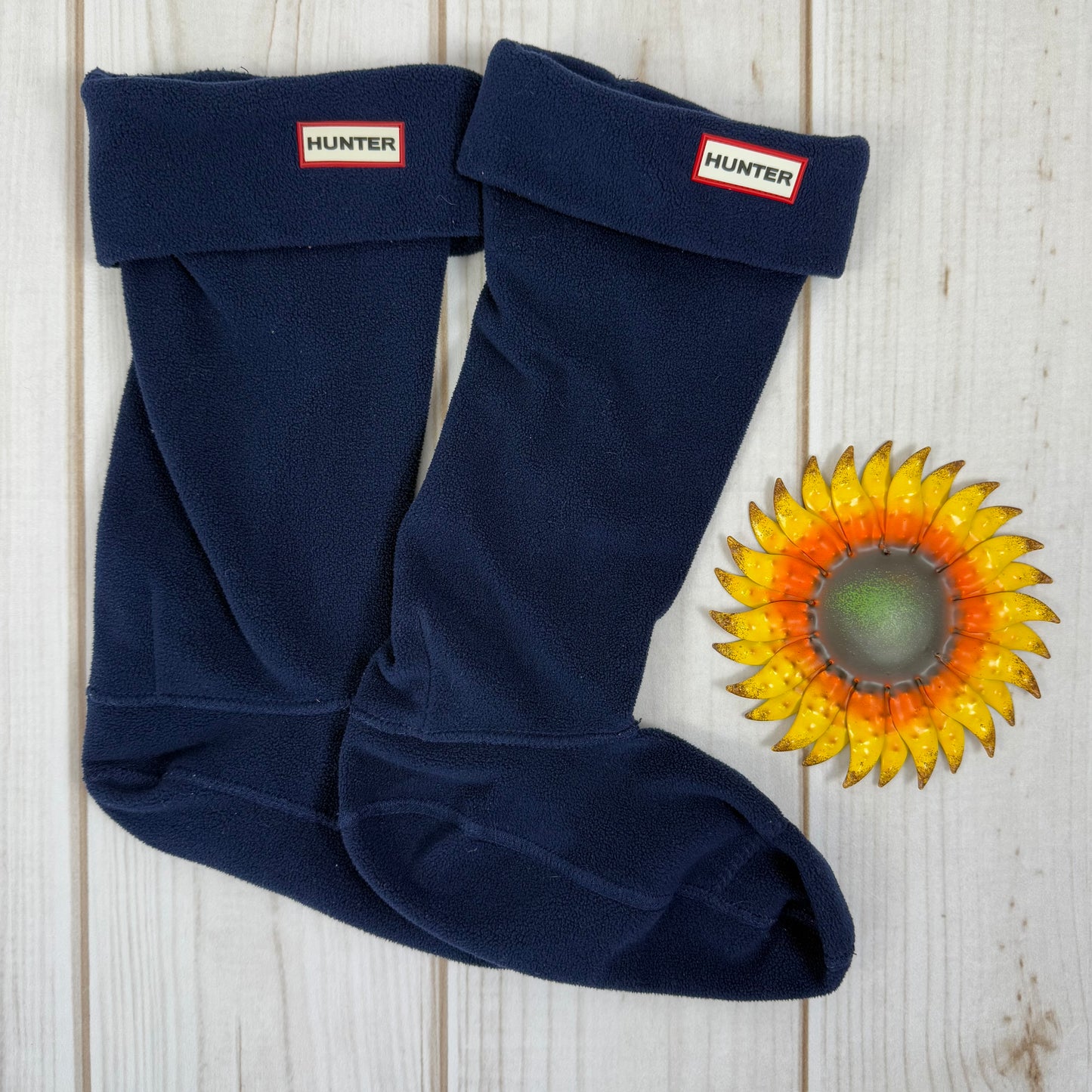 hunter kids fleece boots socks 5-7Y