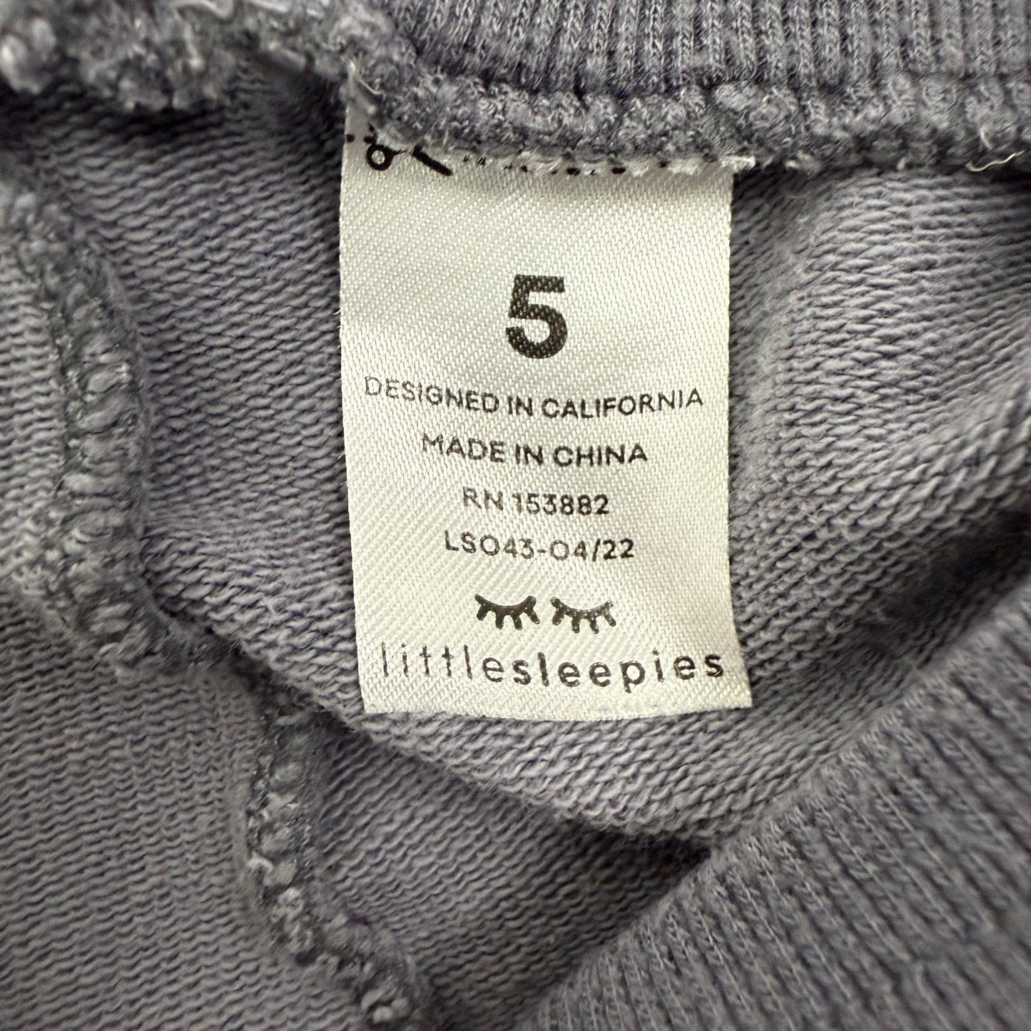 little sleepies play joggers 5T
