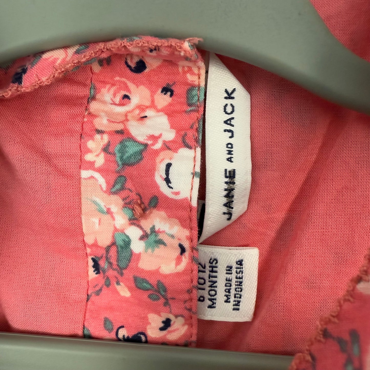 janie and jack floral dress 6-12M