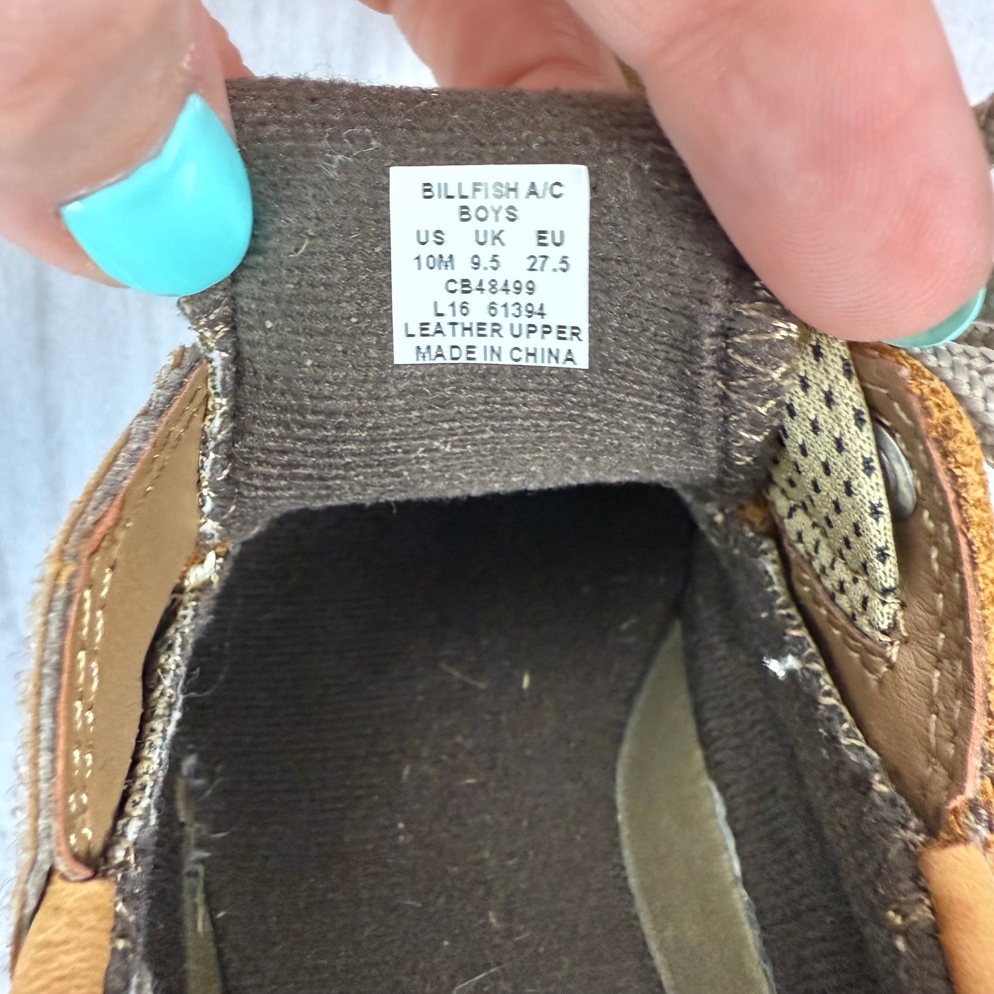 sperry bowfish lanyard boat shoes 10C