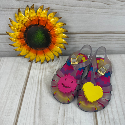 mini melissa emoji sandals 9C