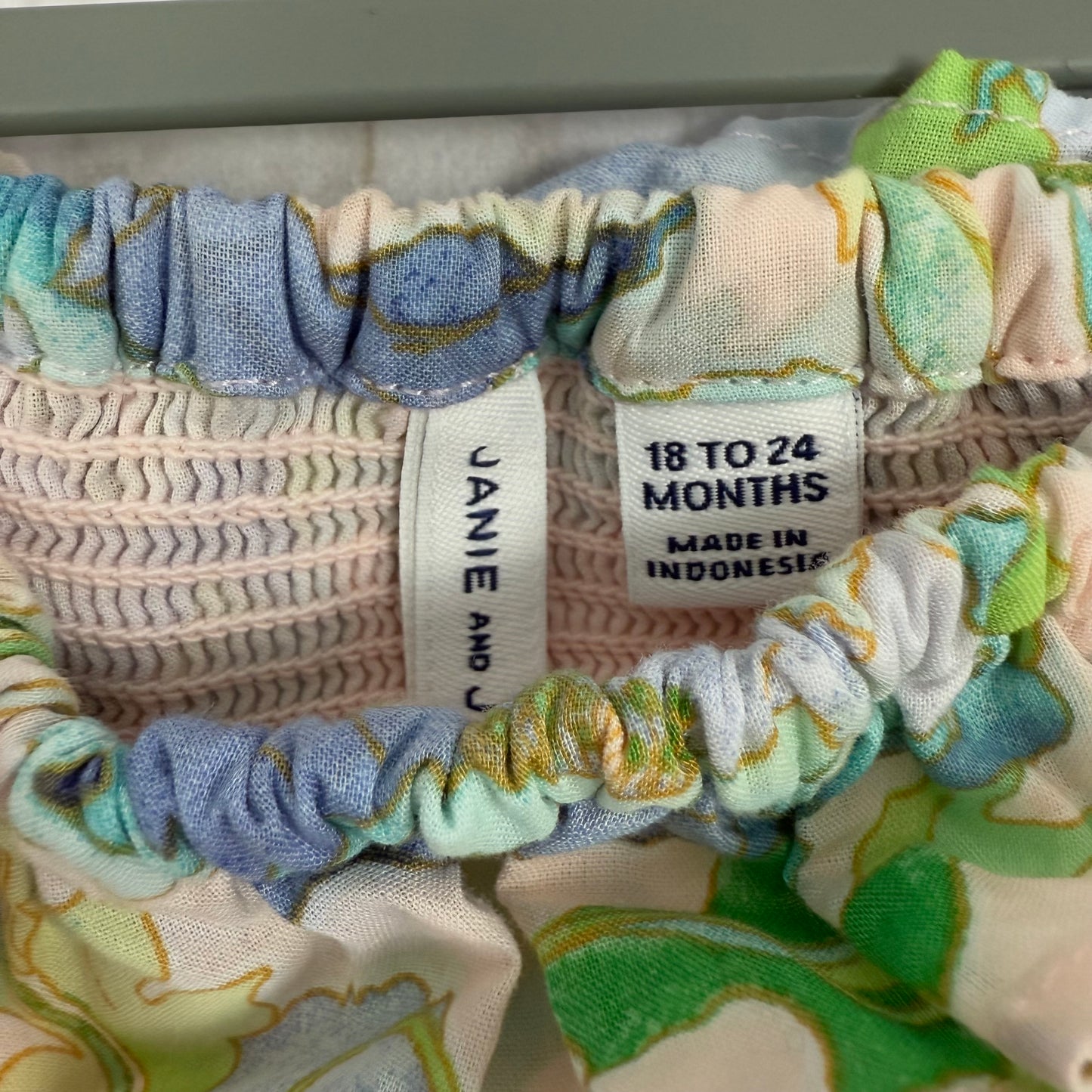 janie and jack tiered floral dress