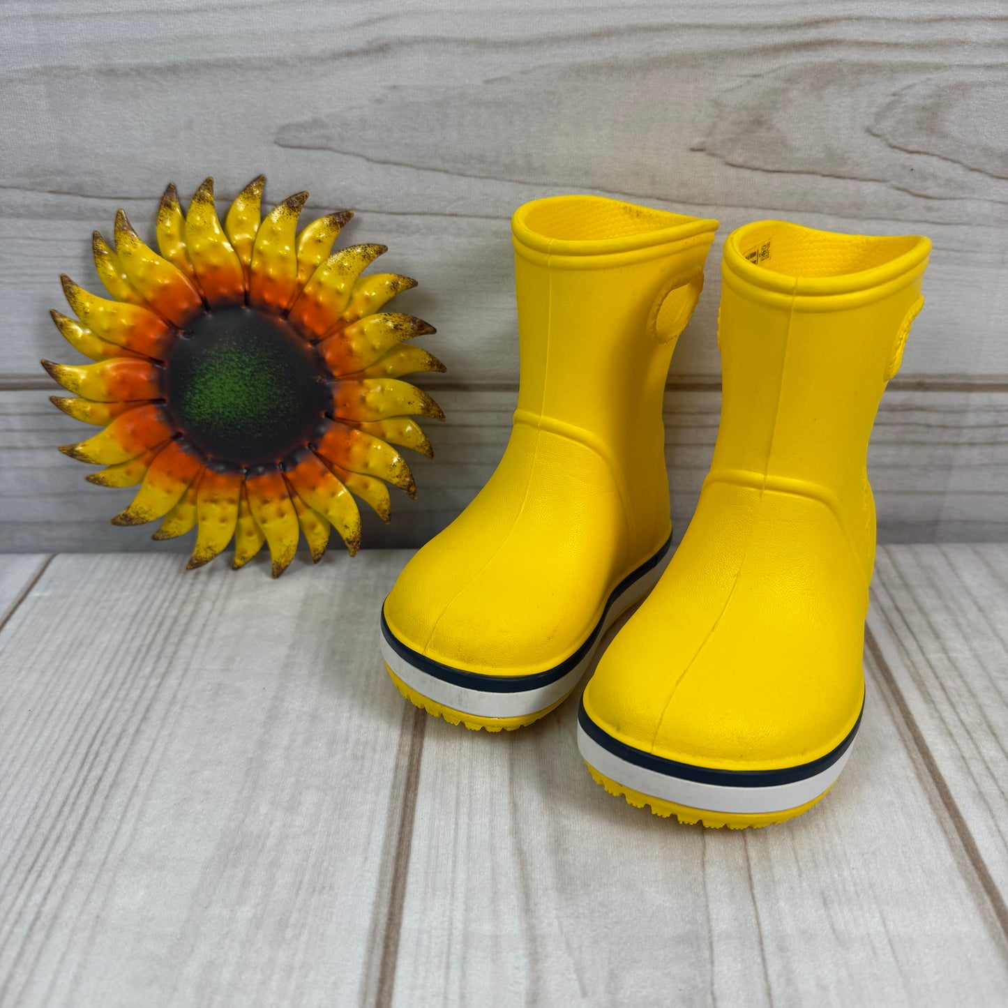 crocs crocband rain boots 6C