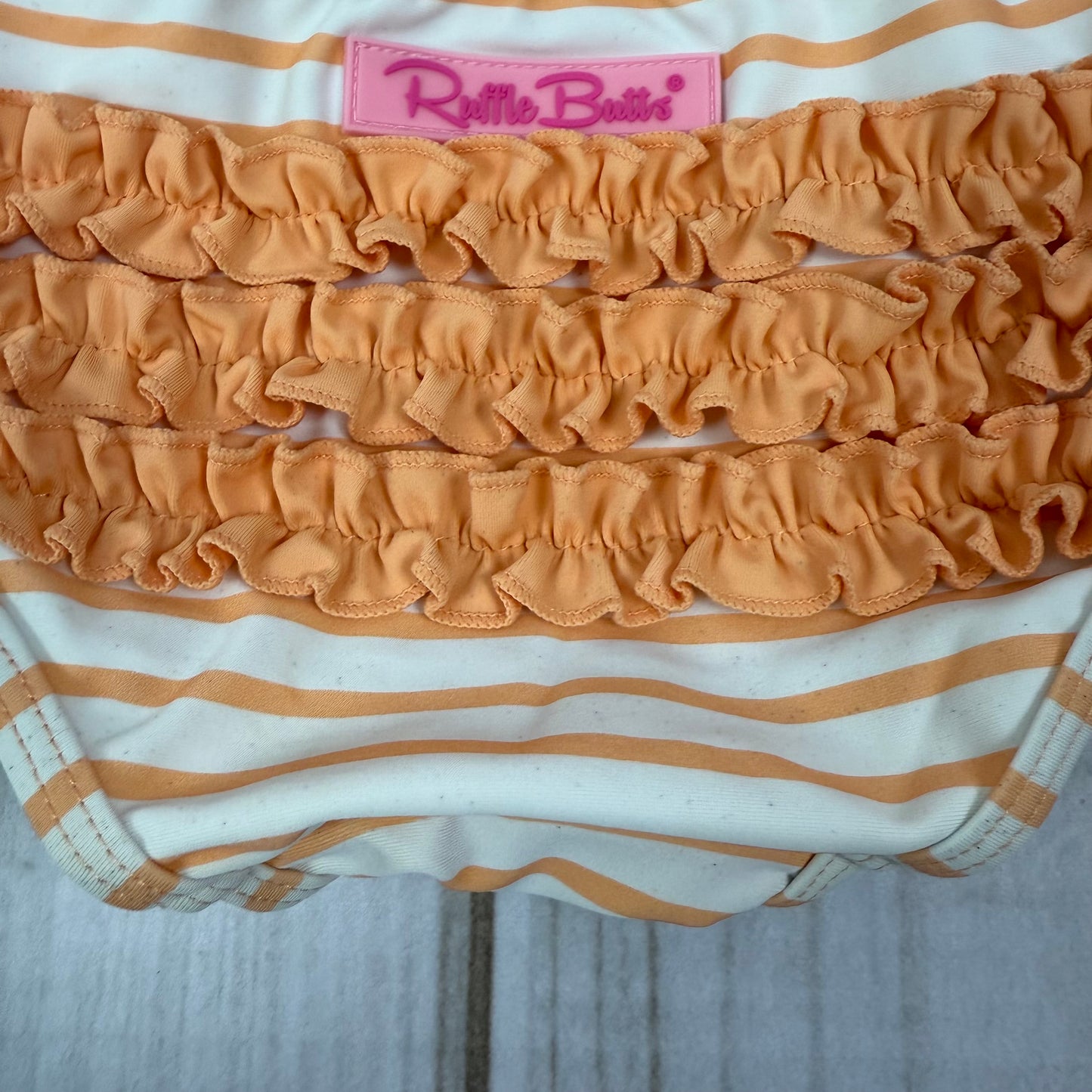 ruffle butts two piece swim set 12-18M