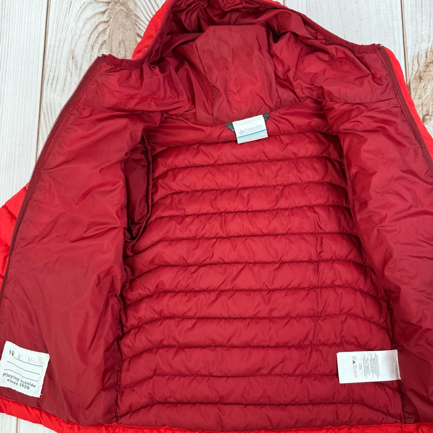 columbia powder lite boys puffer jacket XXS/4-5