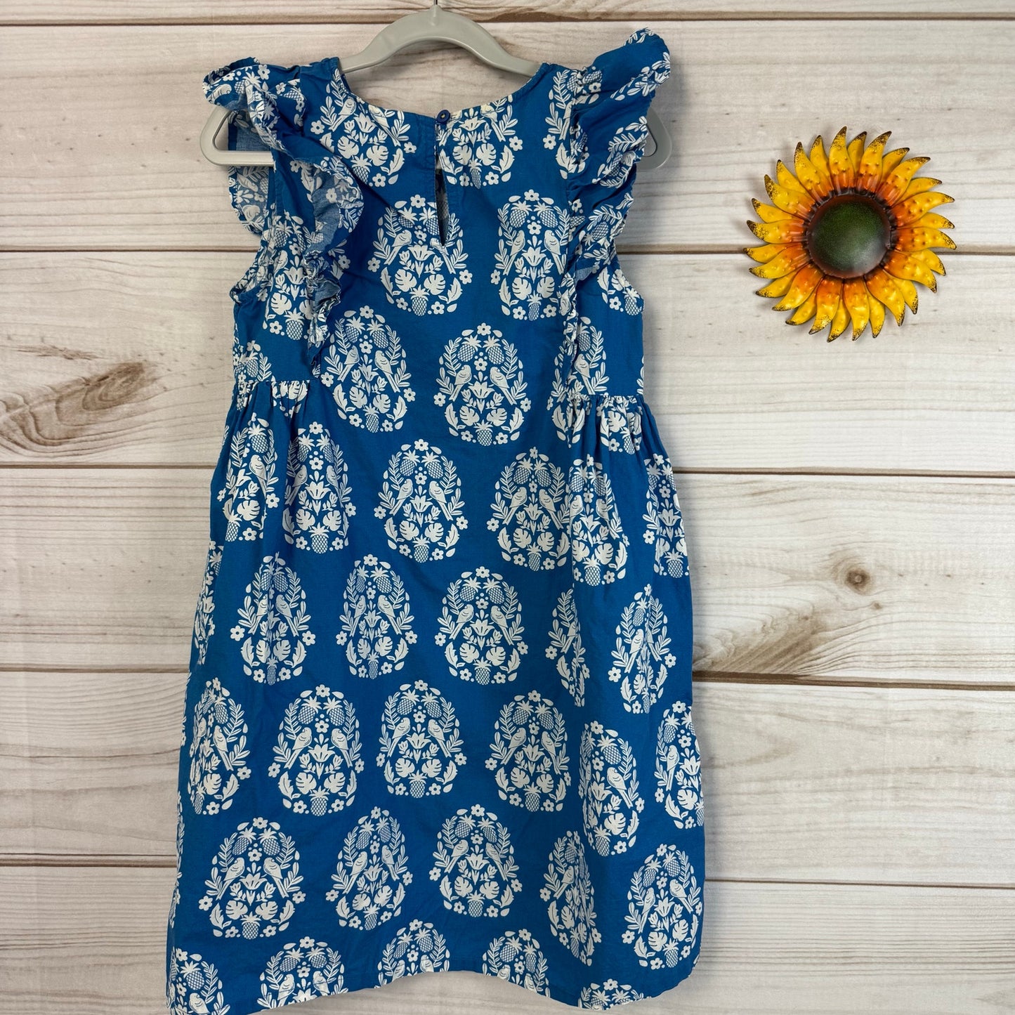 mini boden girls floral dress 9/10Y