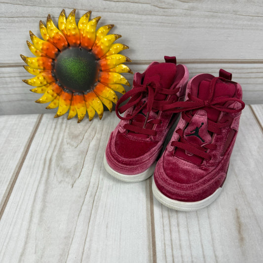 jordan spizike velvet red noble kids sneakers 9C