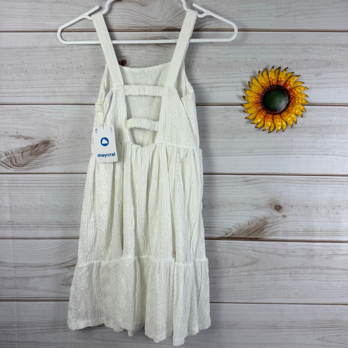 mayoral girls natural tank dress 12