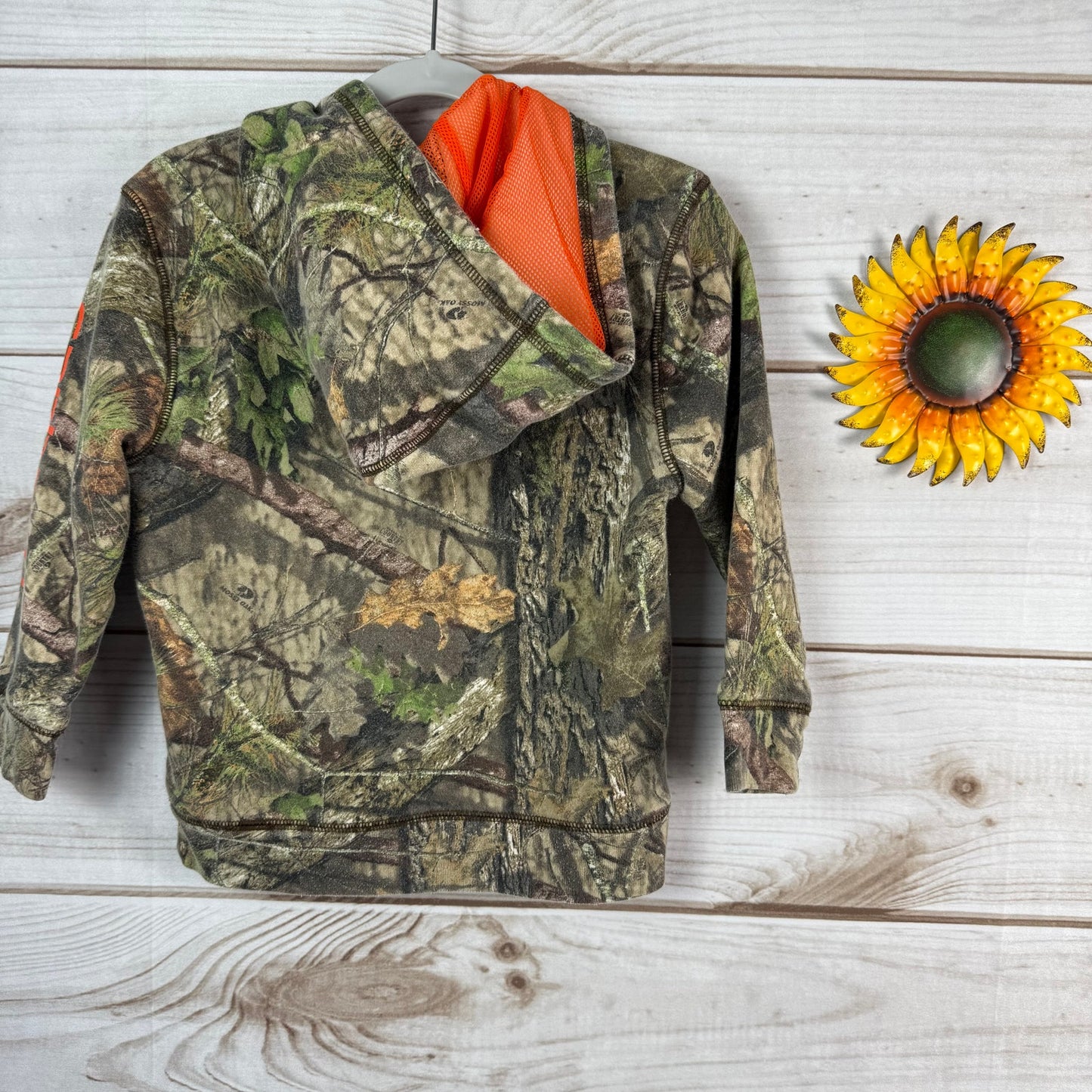 carhartt kids mossy oak camo 1/2 zip sweatshirt 4T