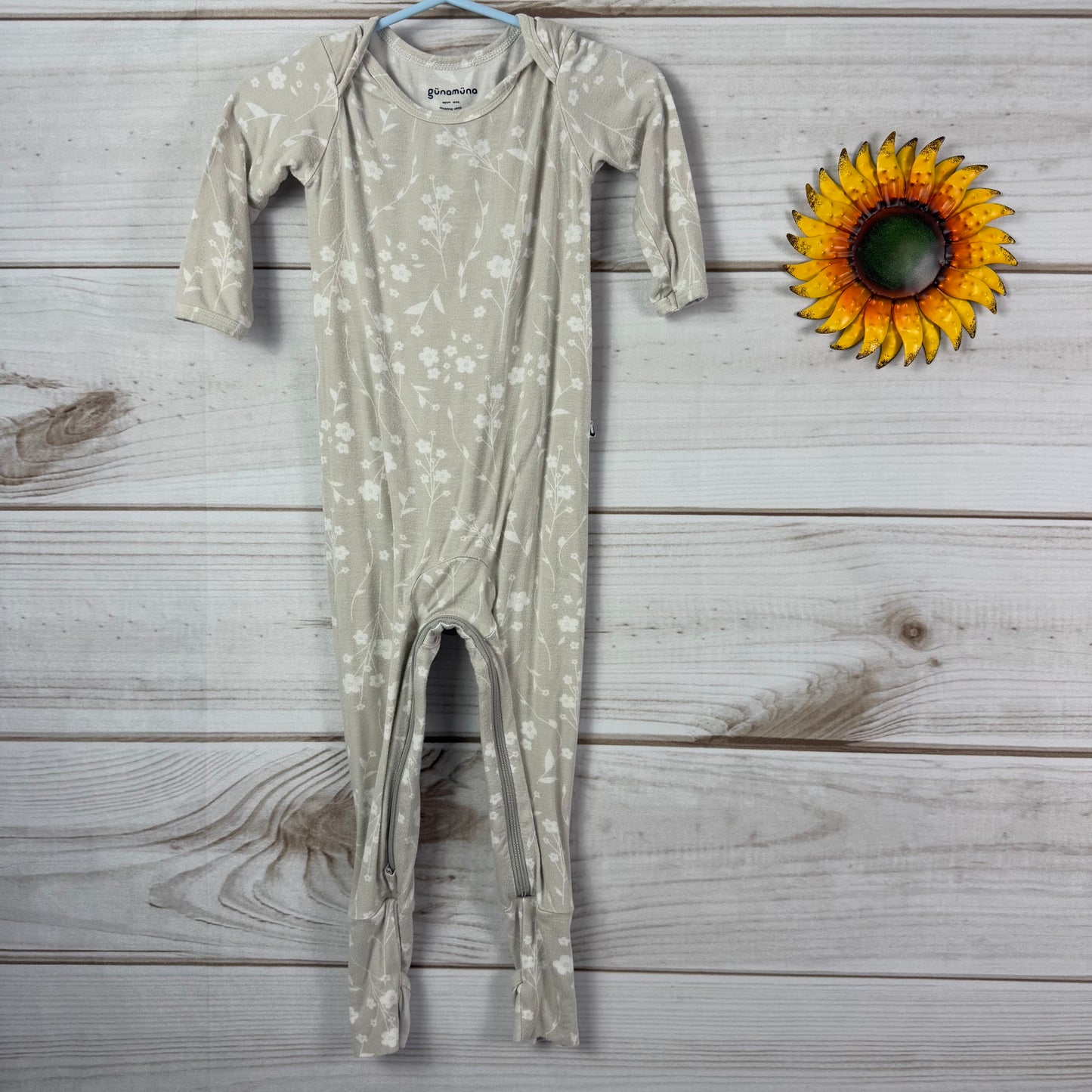 gunamuna bamboo convertible pajamas 12-18M