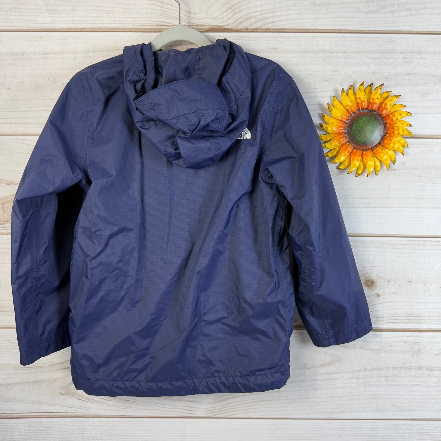 the north face dryvent navy rain jacket