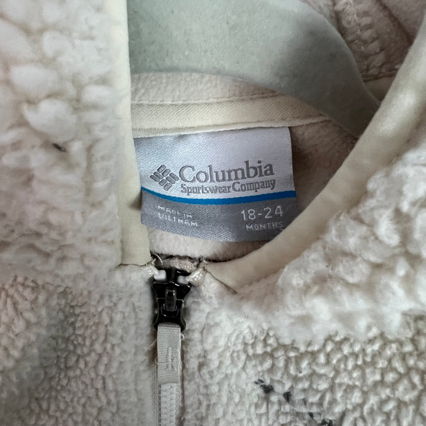 columbia foxy baby sherpa bunting 18-24M