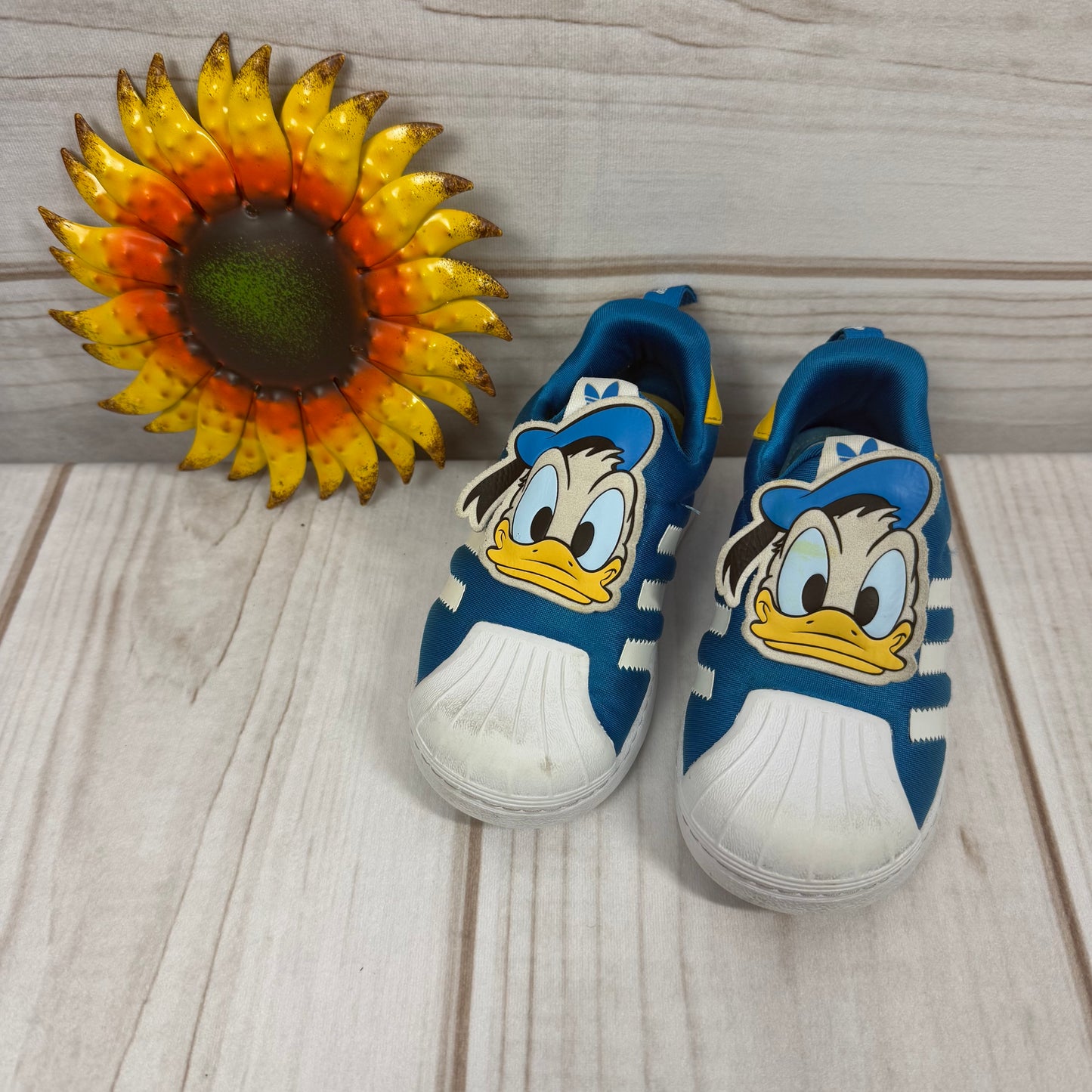 adidas x disney donald duck superstar shoes 9C