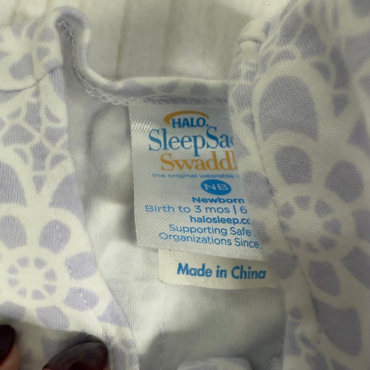 halo cotton swaddle NB