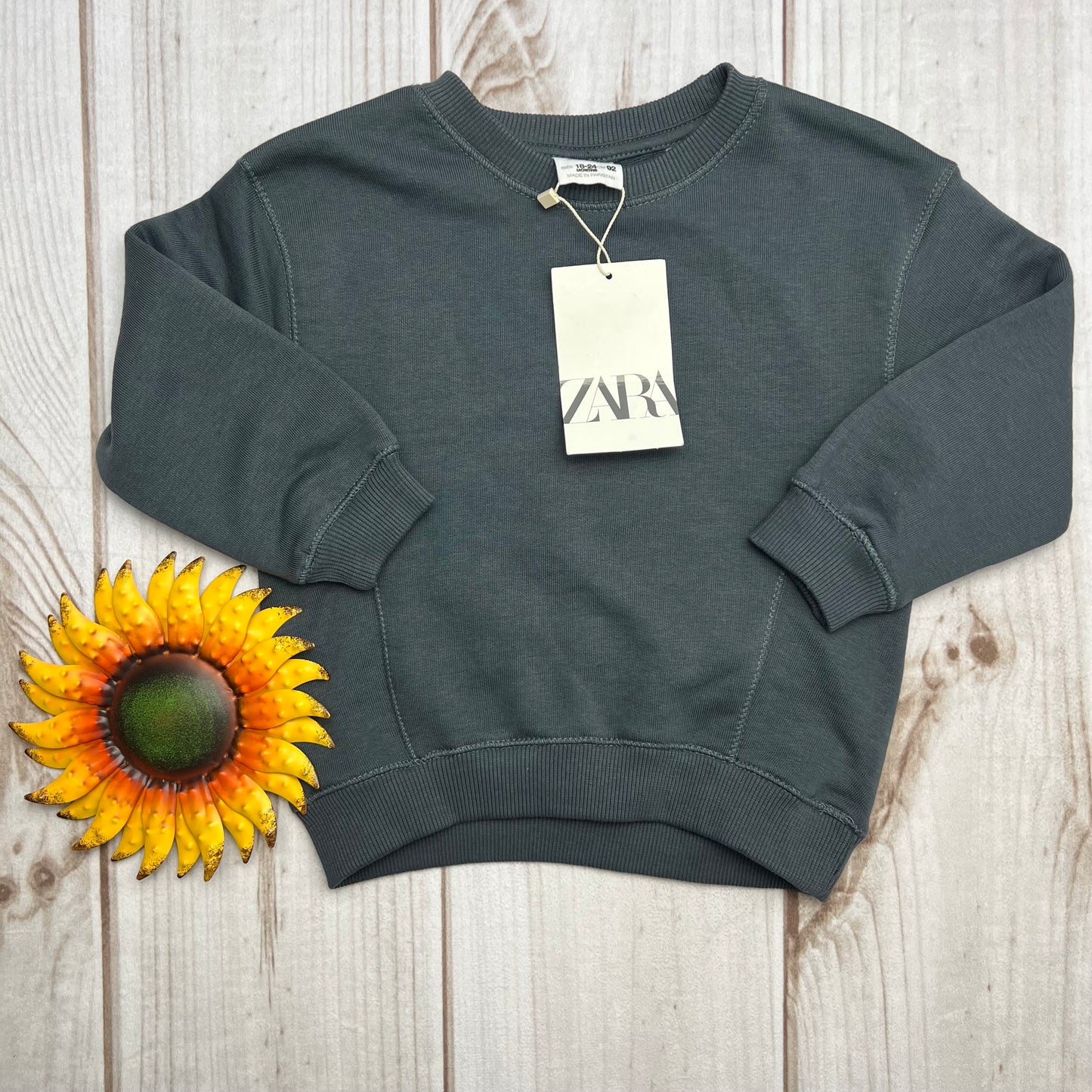 zara sweatshirt 18-24M