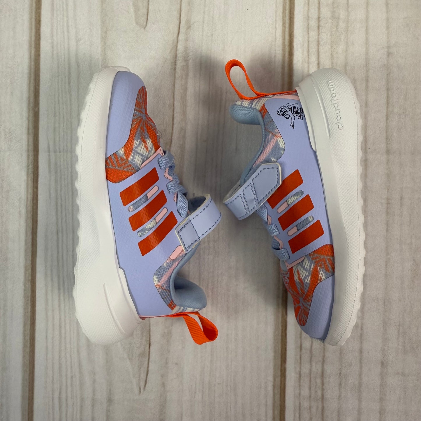 adidas x disney moana fortarun 2.0 cloudform shoes 5C