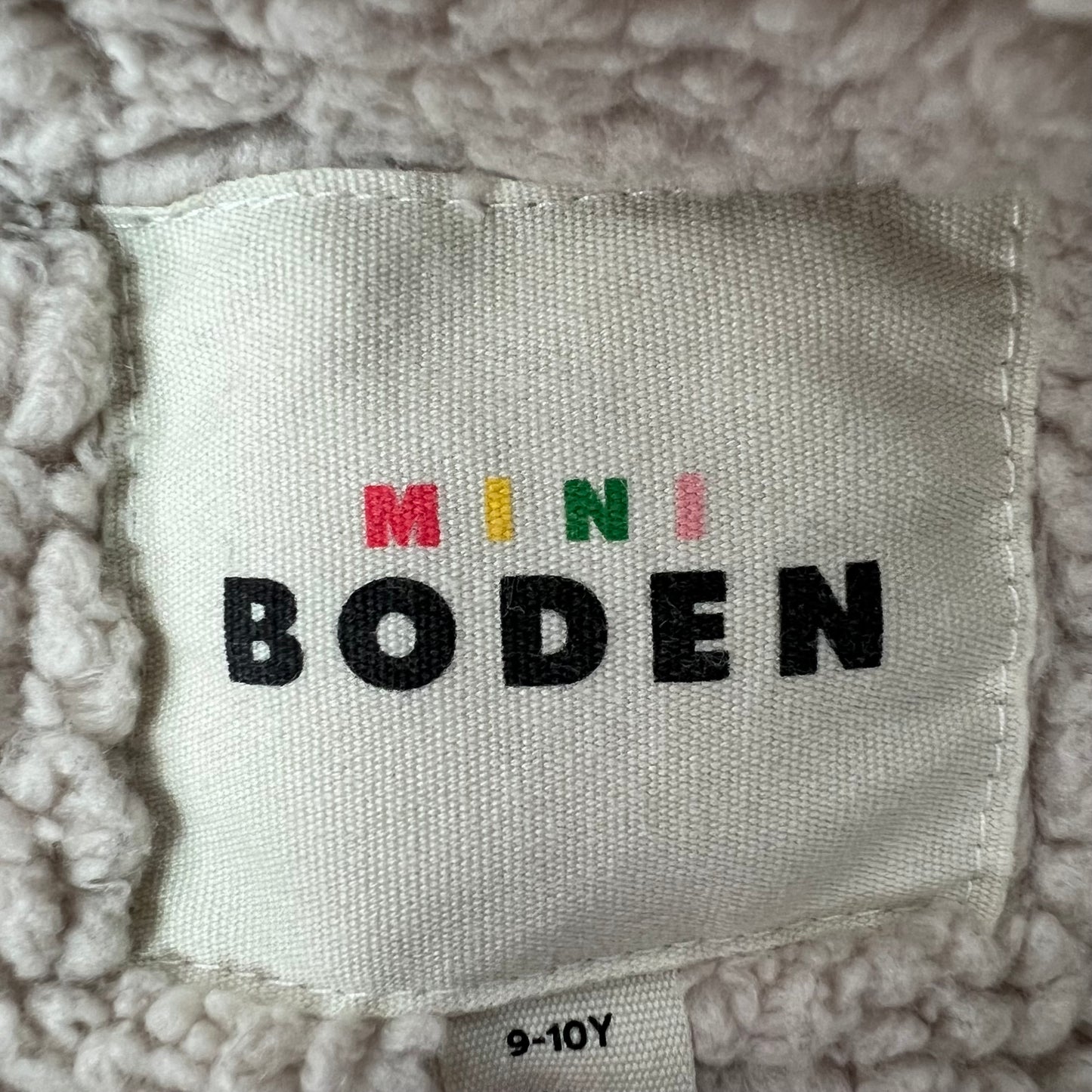 mini boden sherpa lined hoodie 9/10Y