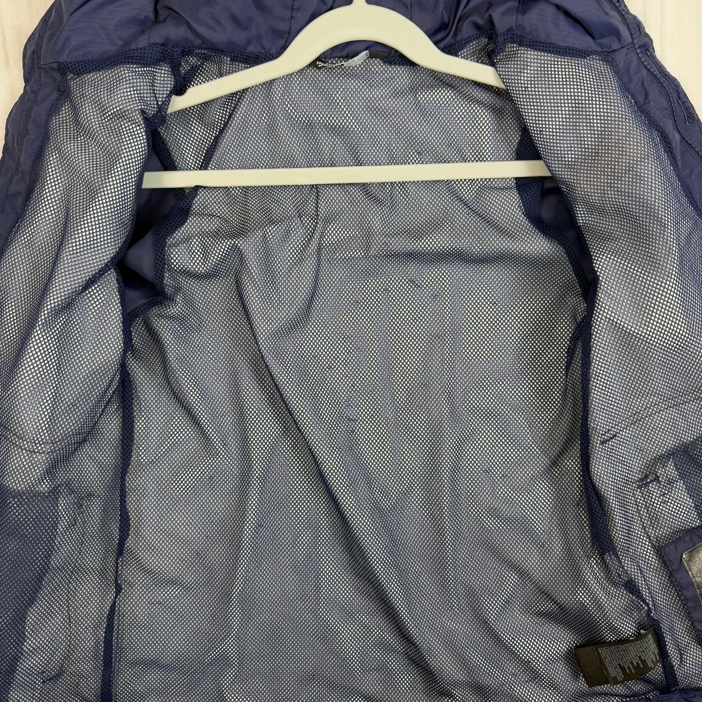 the north face dryvent navy rain jacket