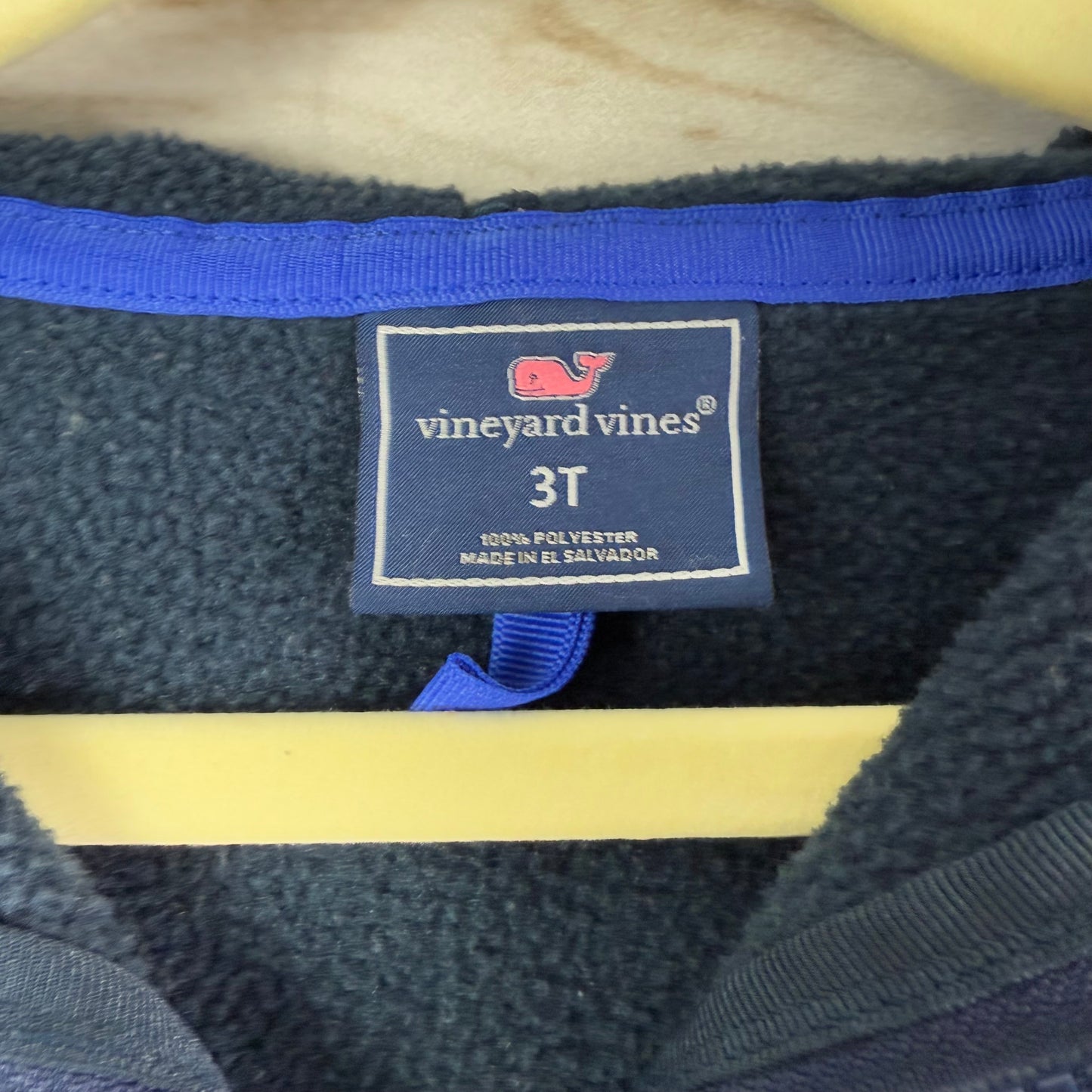 vineyard vines fleece jacket 3T