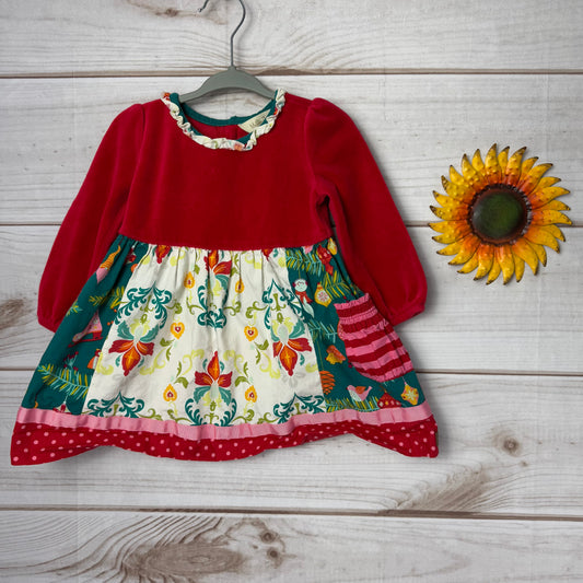 matilda jane happy holly daze dress set 12-18M