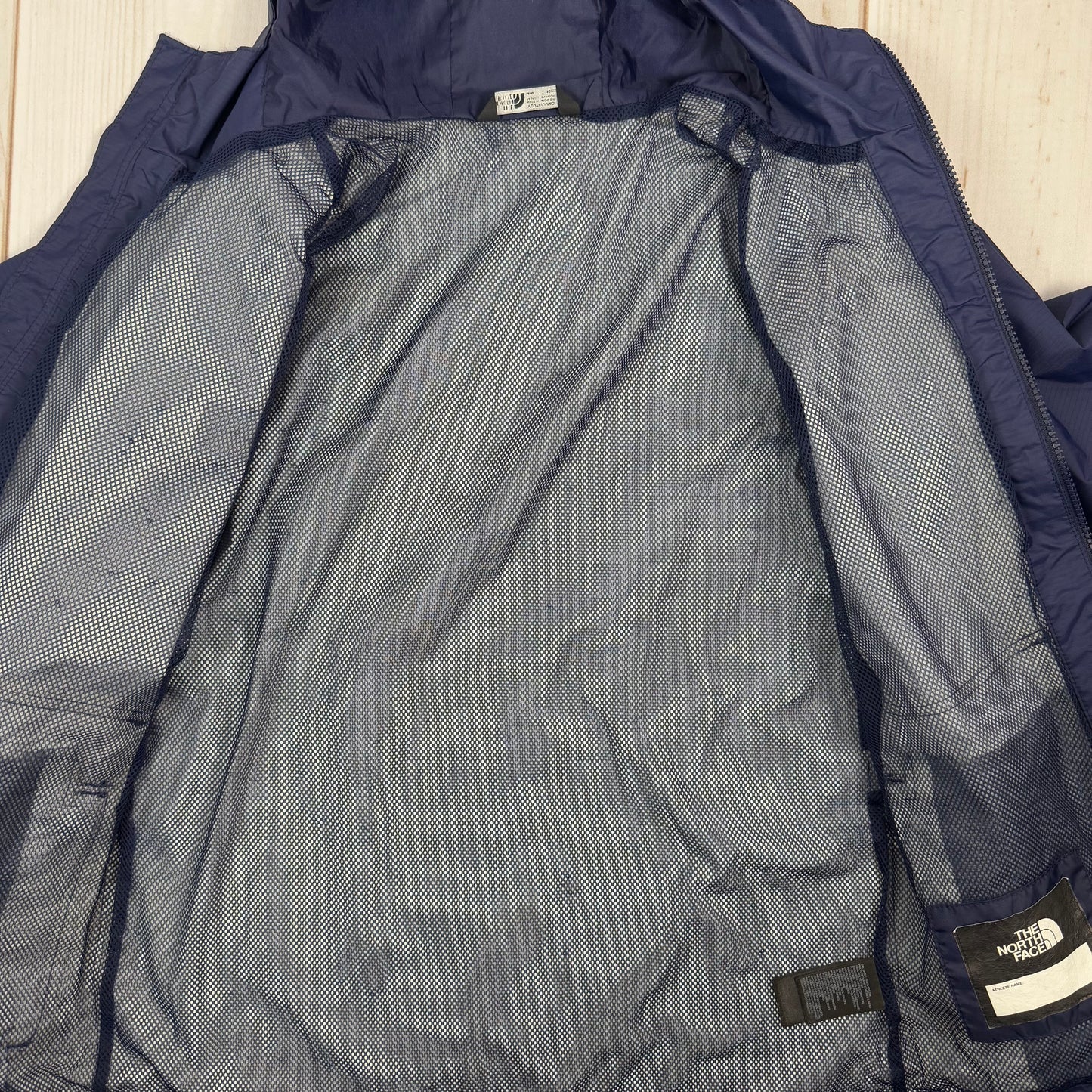 the north face dryvent navy rain jacket