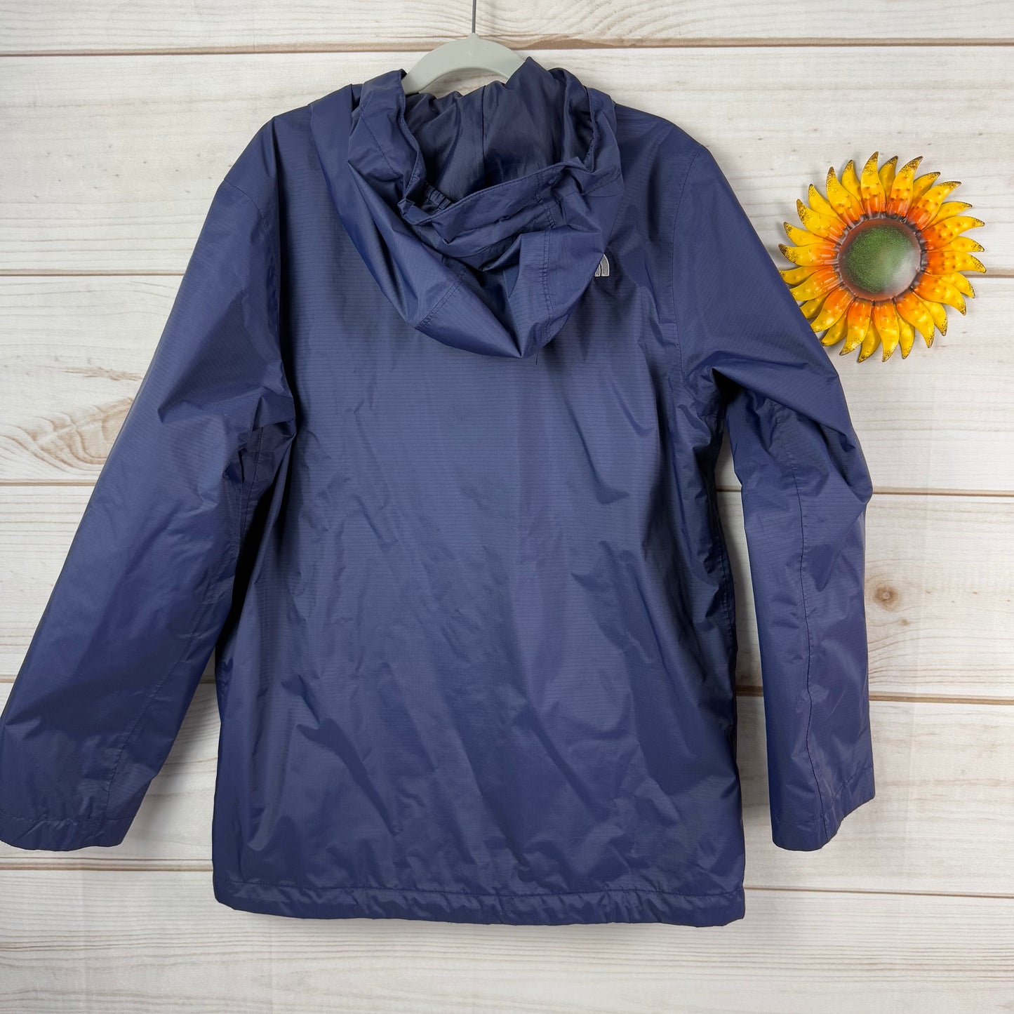 the north face dryvent navy rain jacket