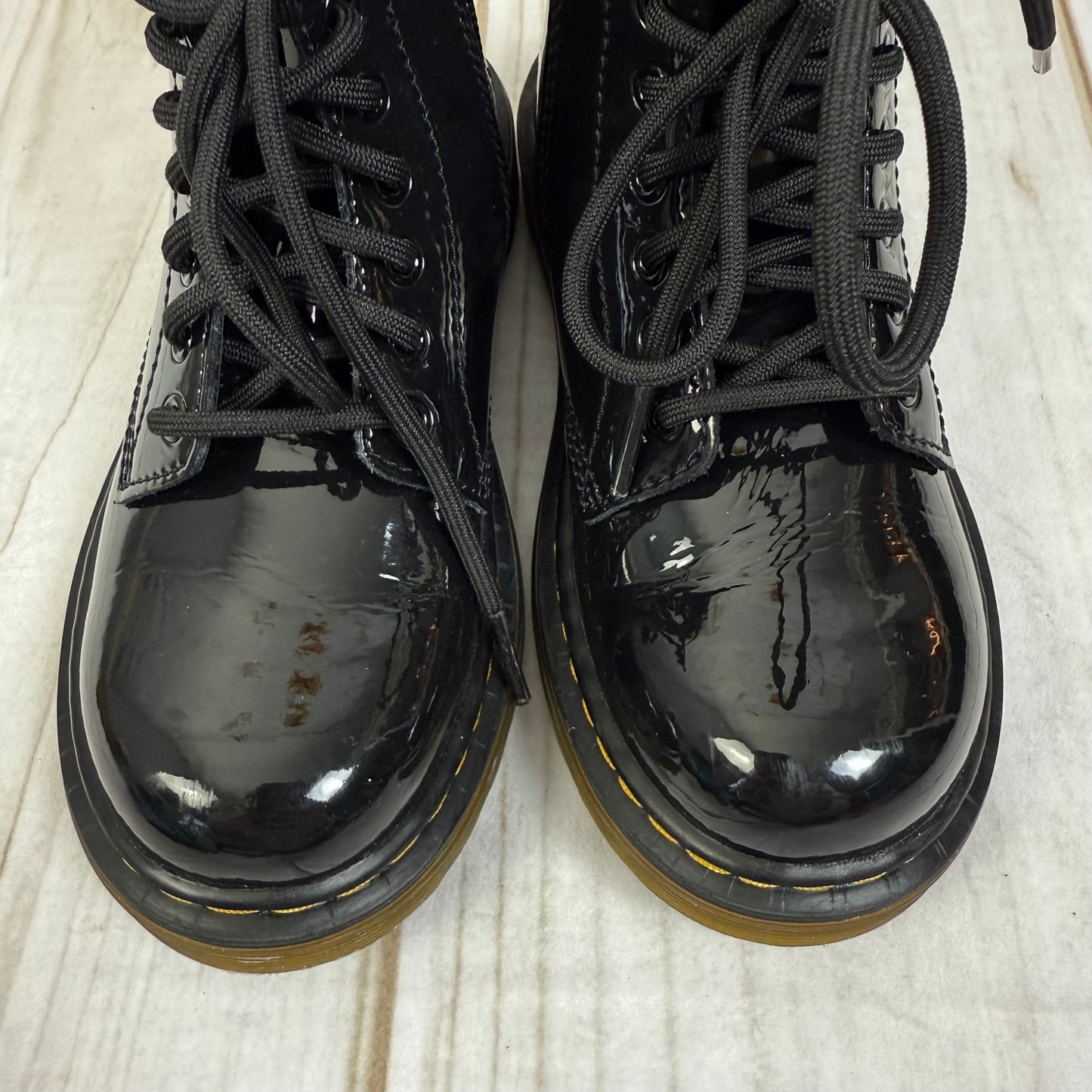 dr. martens toddler 1460 patent boots 12C