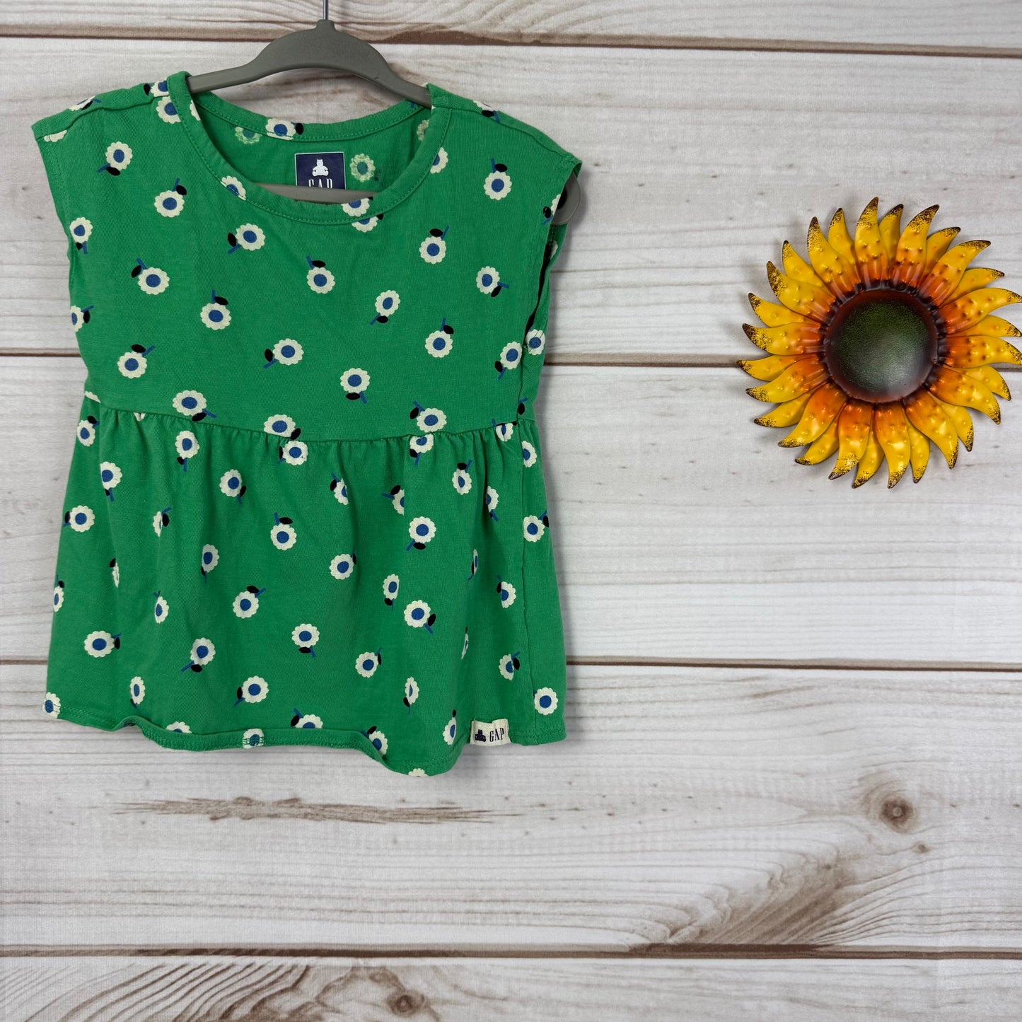 baby gap peplum top 2T